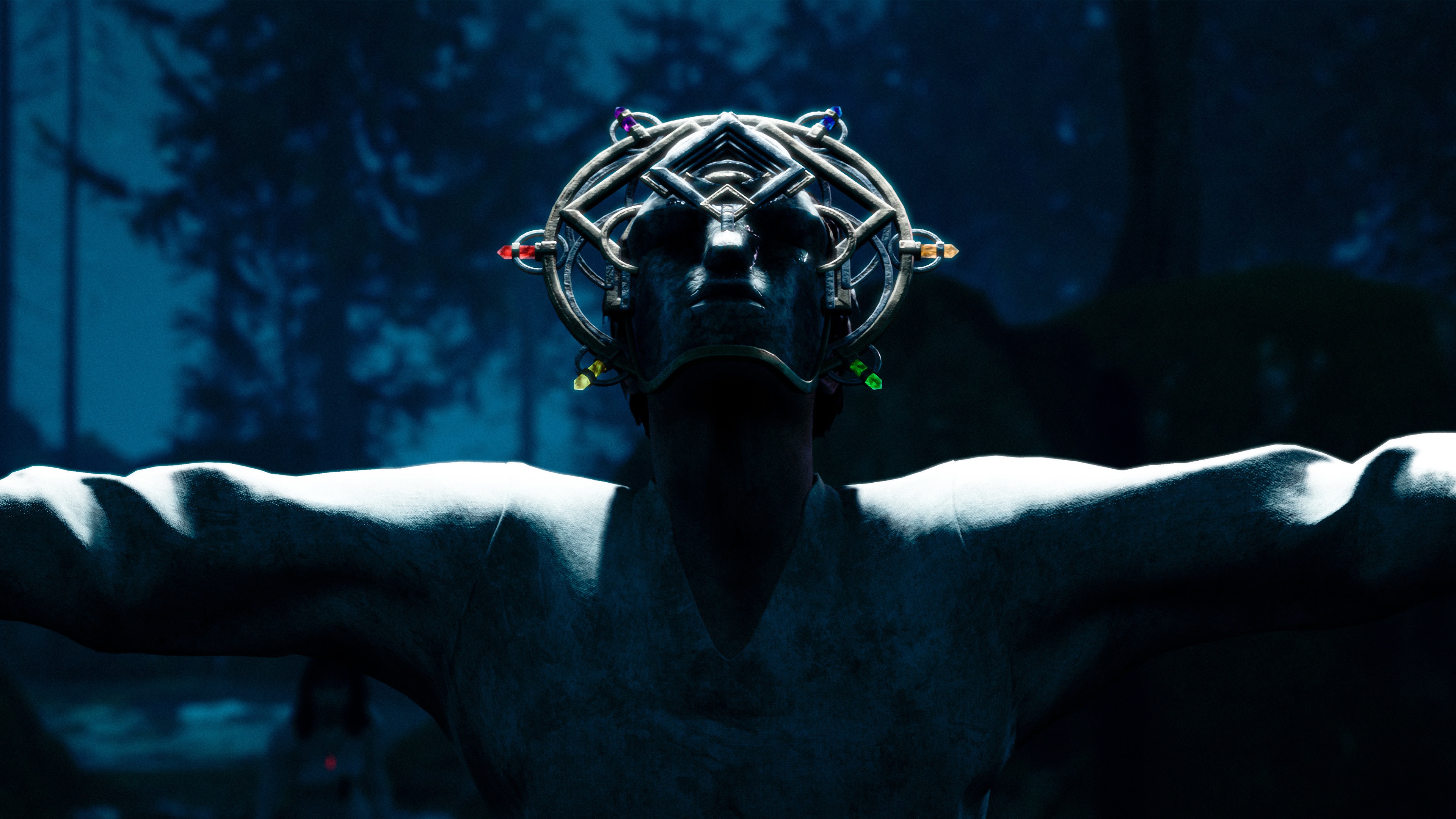 The Chant Dark Forest Ritual Scene HD Wallpaper