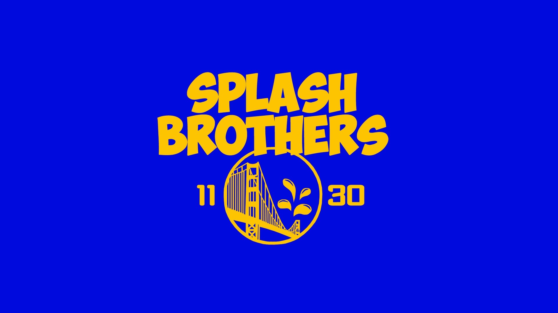 Splash Brothers 11 30 Golden Gate Bridge HD Wallpaper