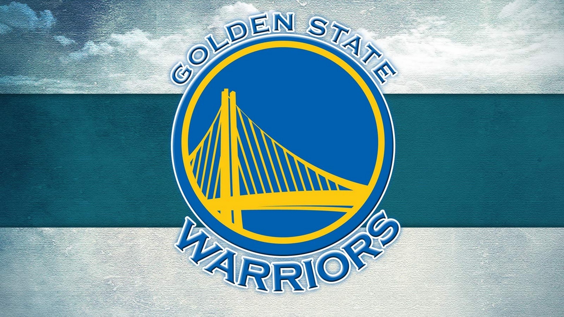 Golden State Warriors logo on textured background HD Wallpaper