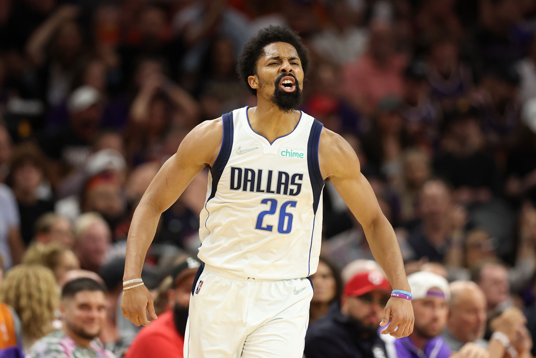 Spencer Dinwiddie of the Dallas Mavericks HD Wallpaper