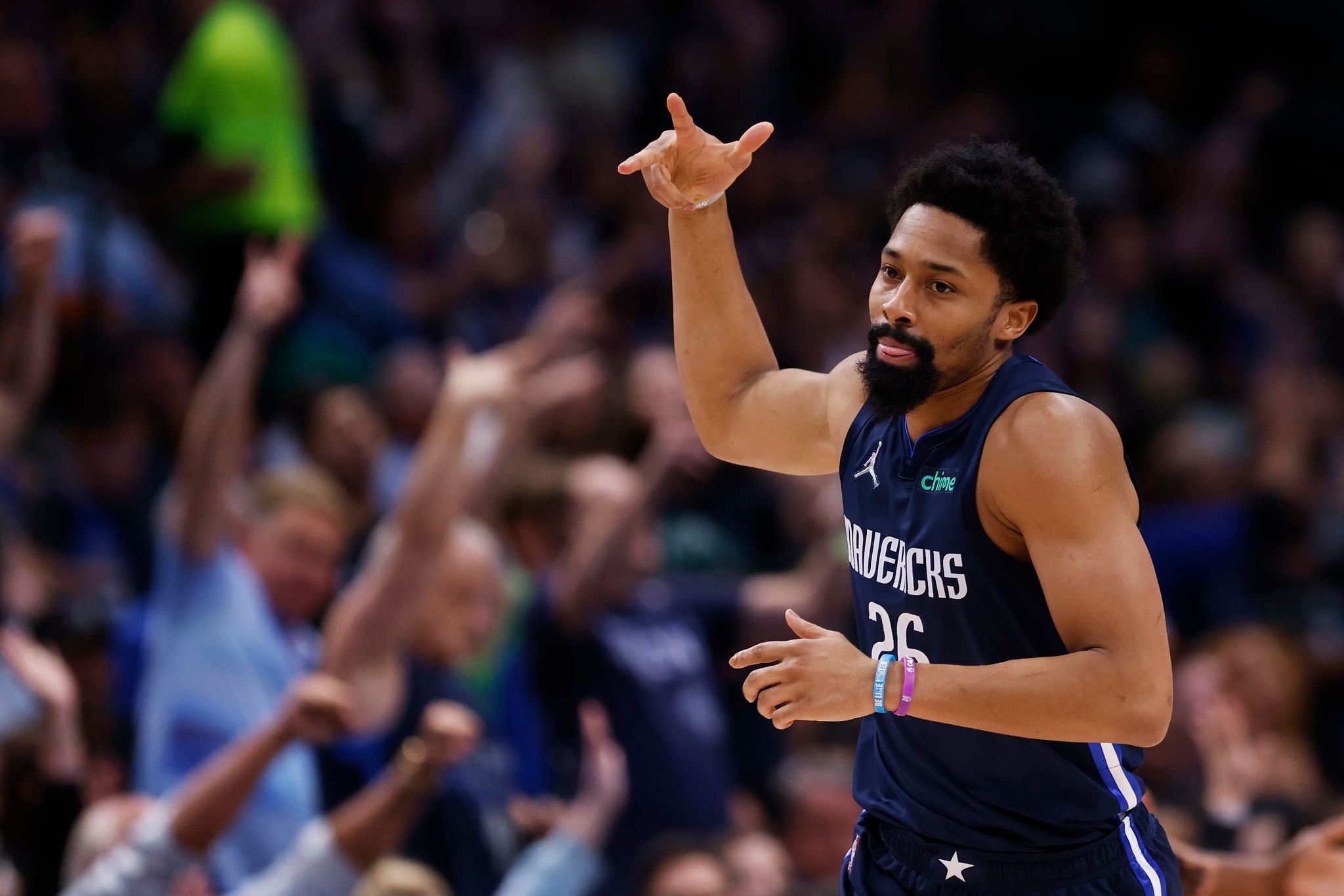 Spencer Dinwiddie of the Dallas Mavericks HD Wallpaper