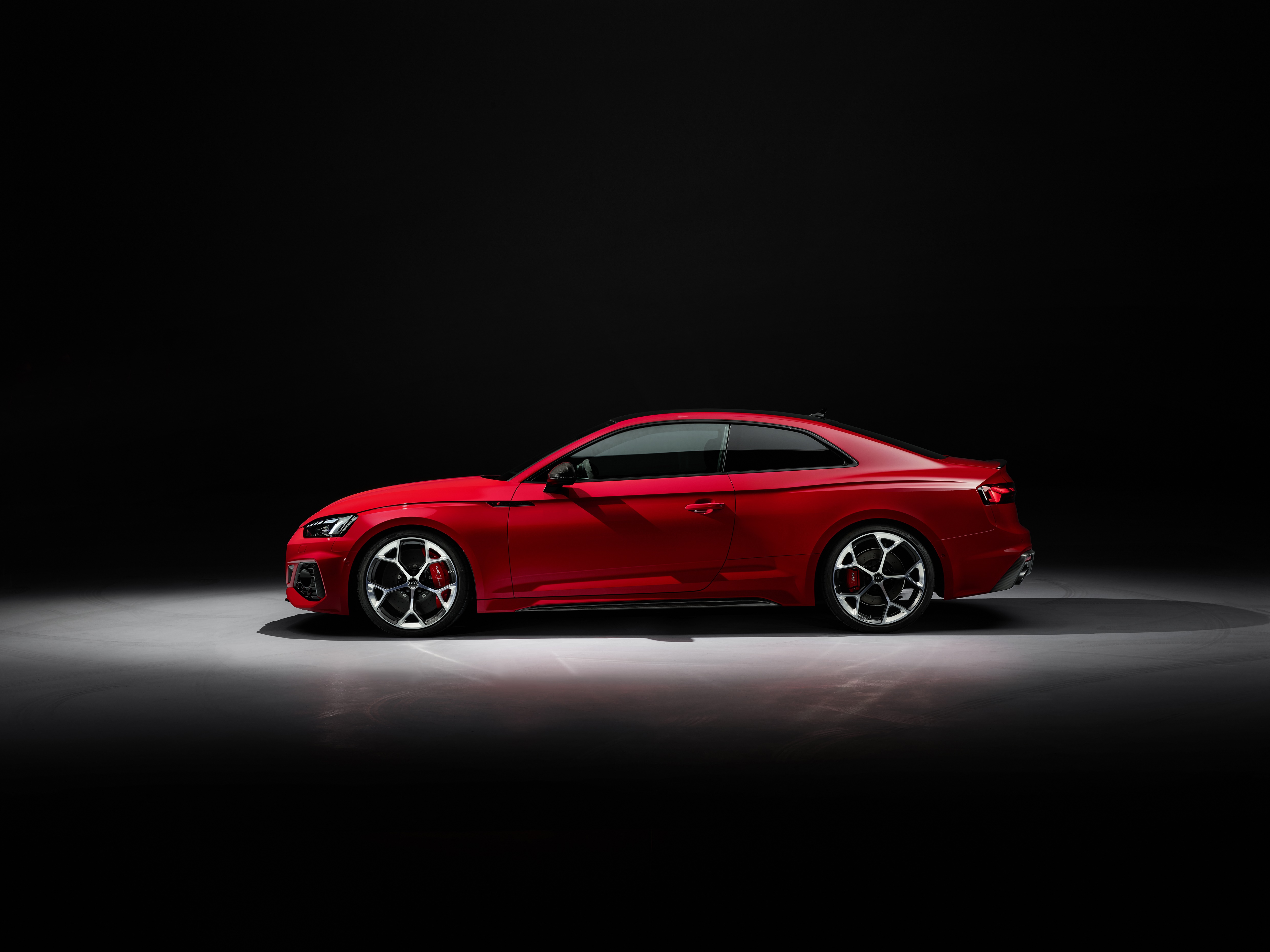 Red Audi RS5 Coupe 4K HD Wallpaper