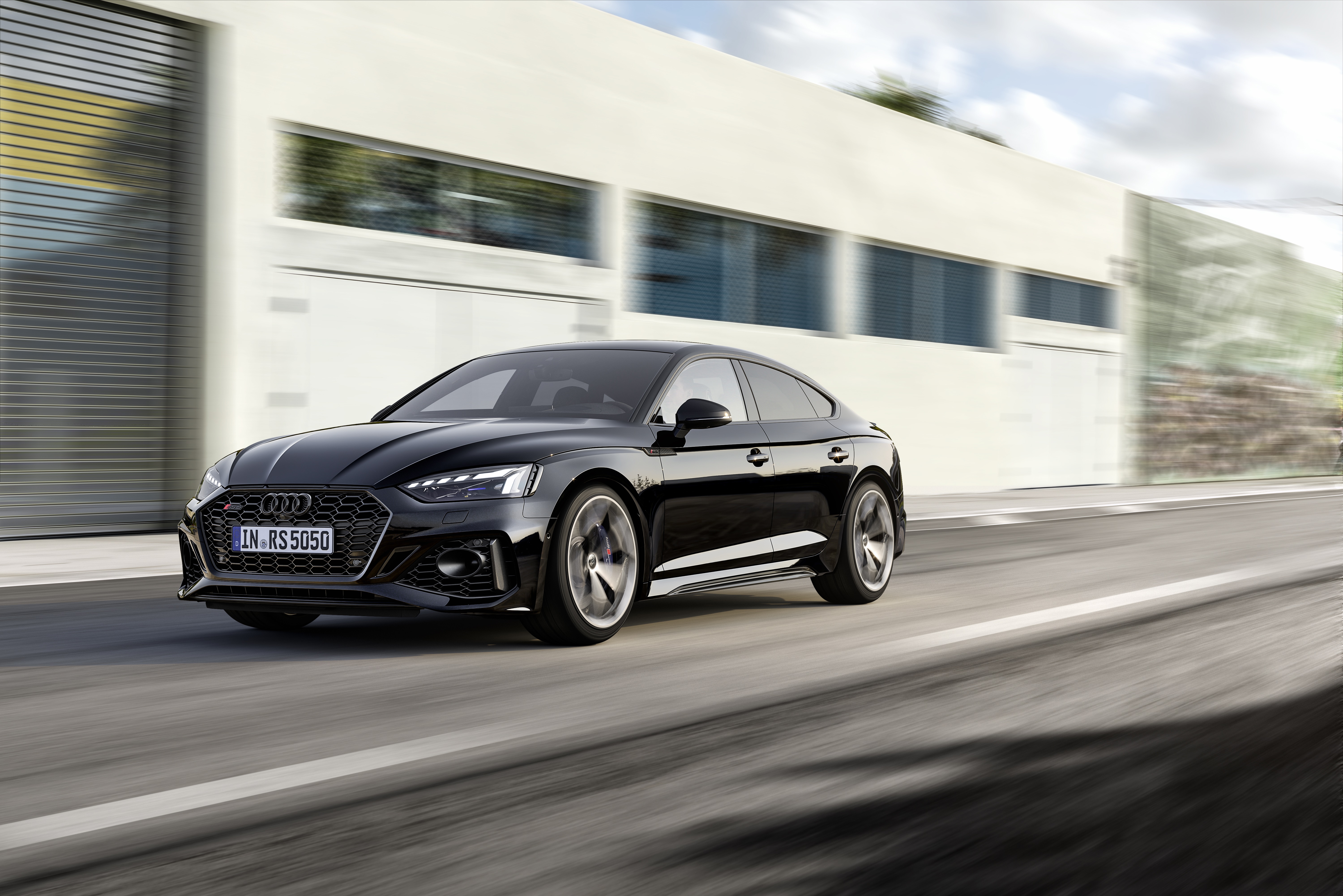 Black Audi RS5 4K HD Wallpaper
