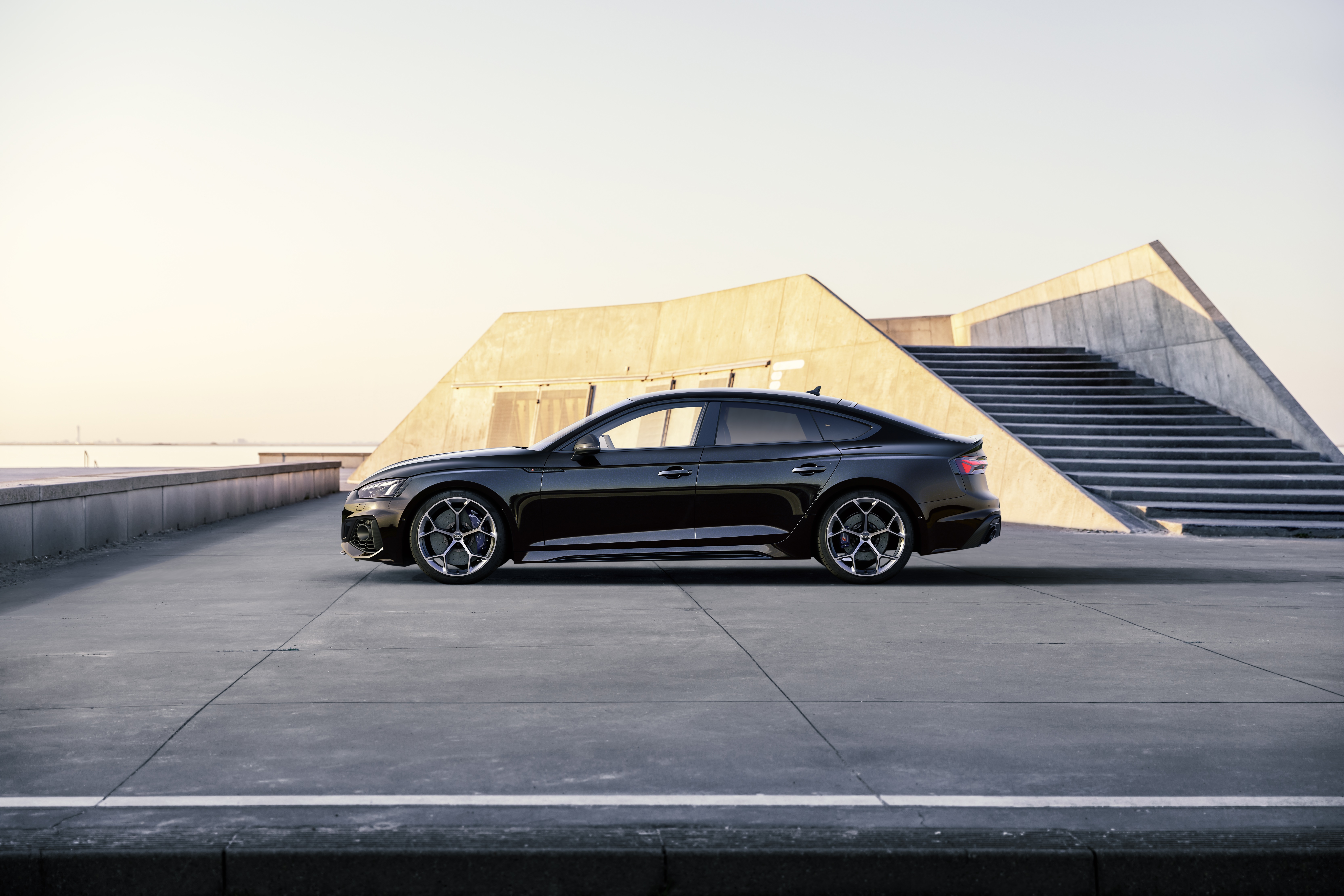Black Audi RS5 4K HD Wallpaper