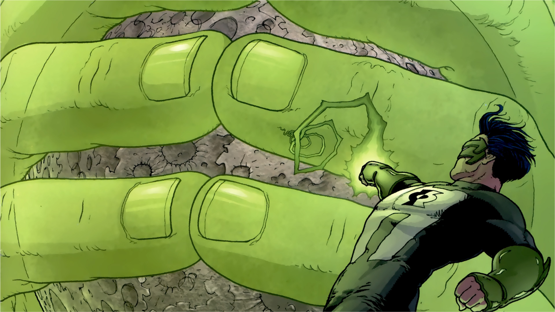Green Lantern from JLA by Frank Quitely HD Wallpaper