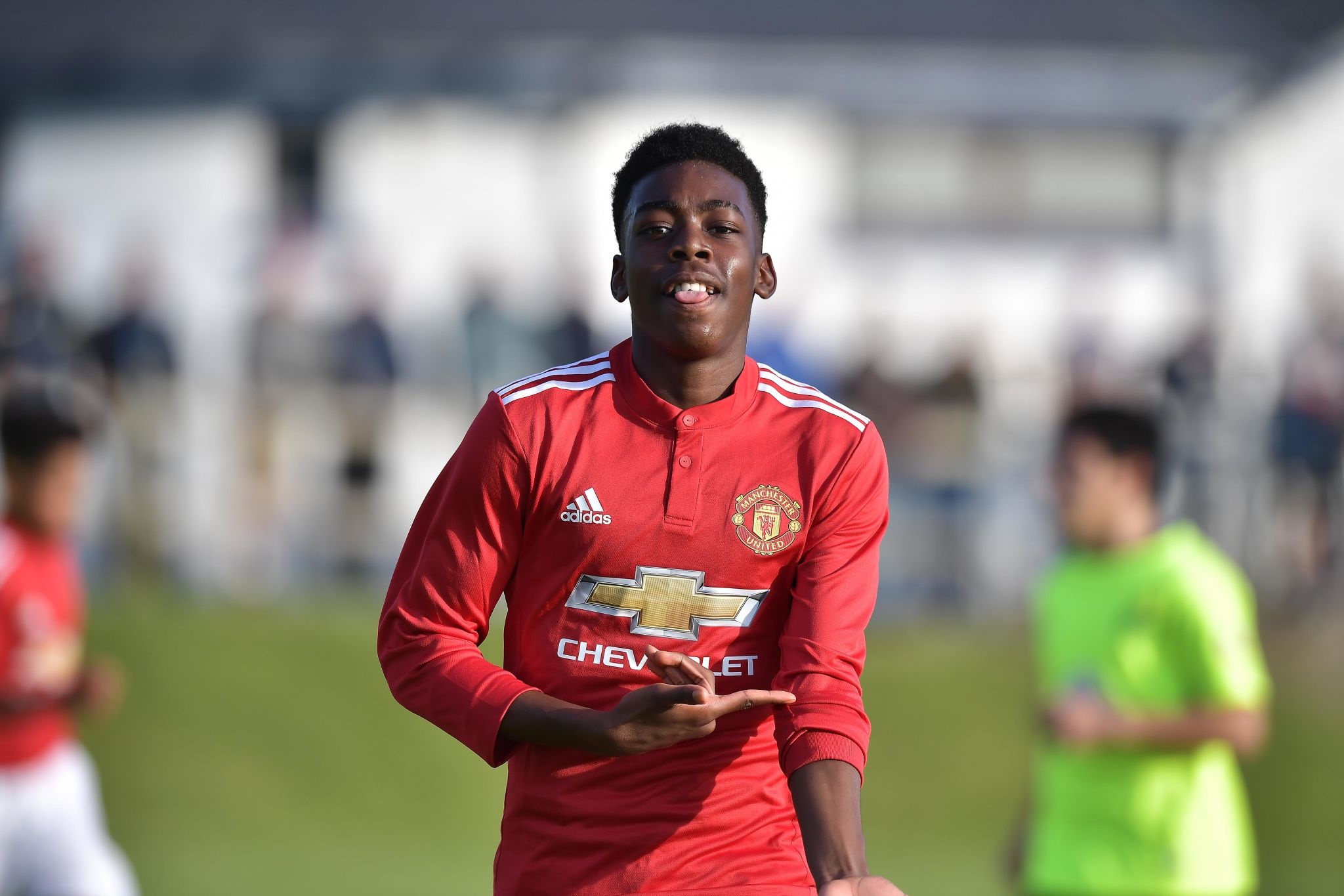 Anthony Elanga from Manchester United HD Wallpaper