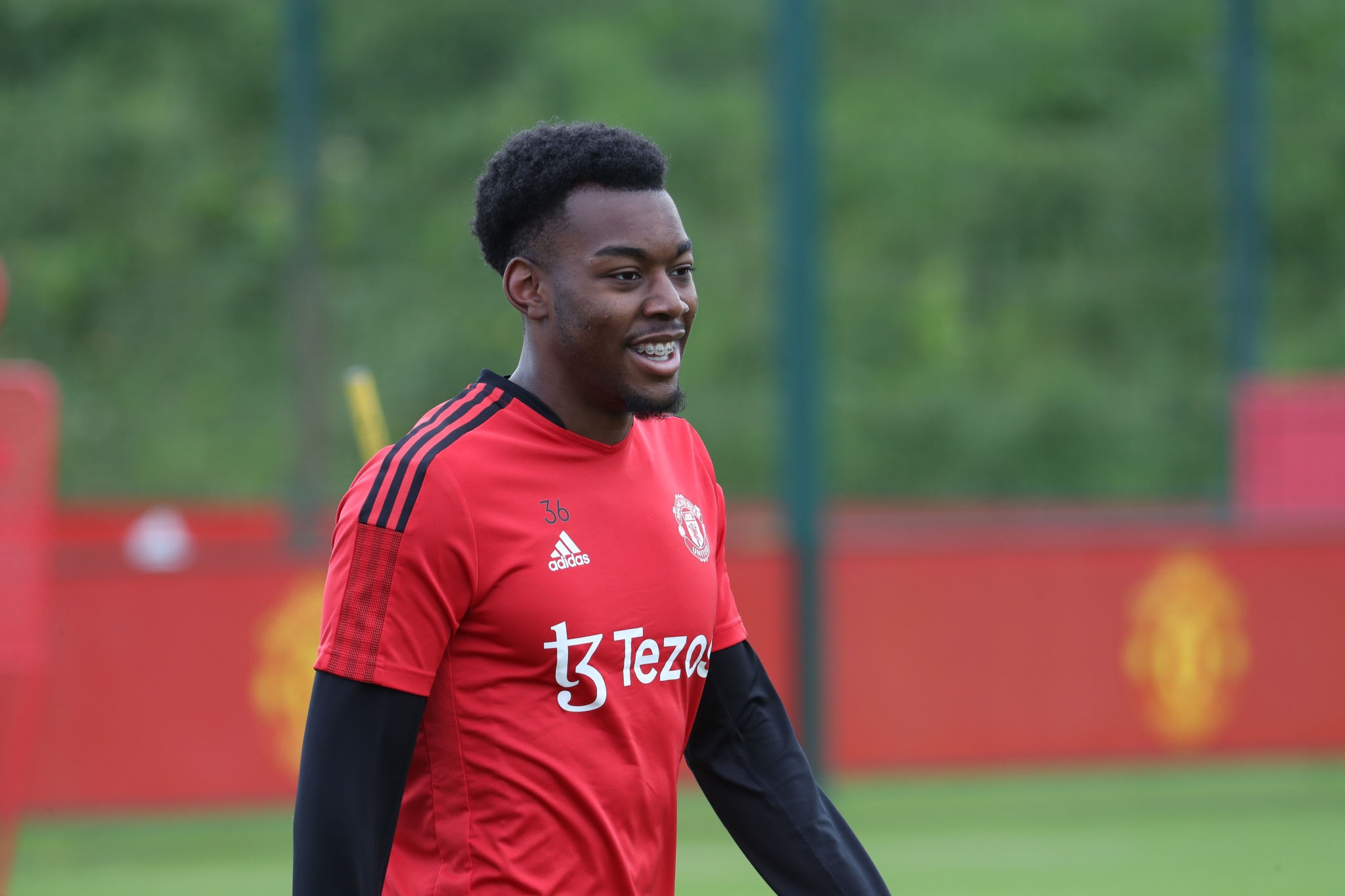 Anthony Elanga from Manchester United HD Wallpaper