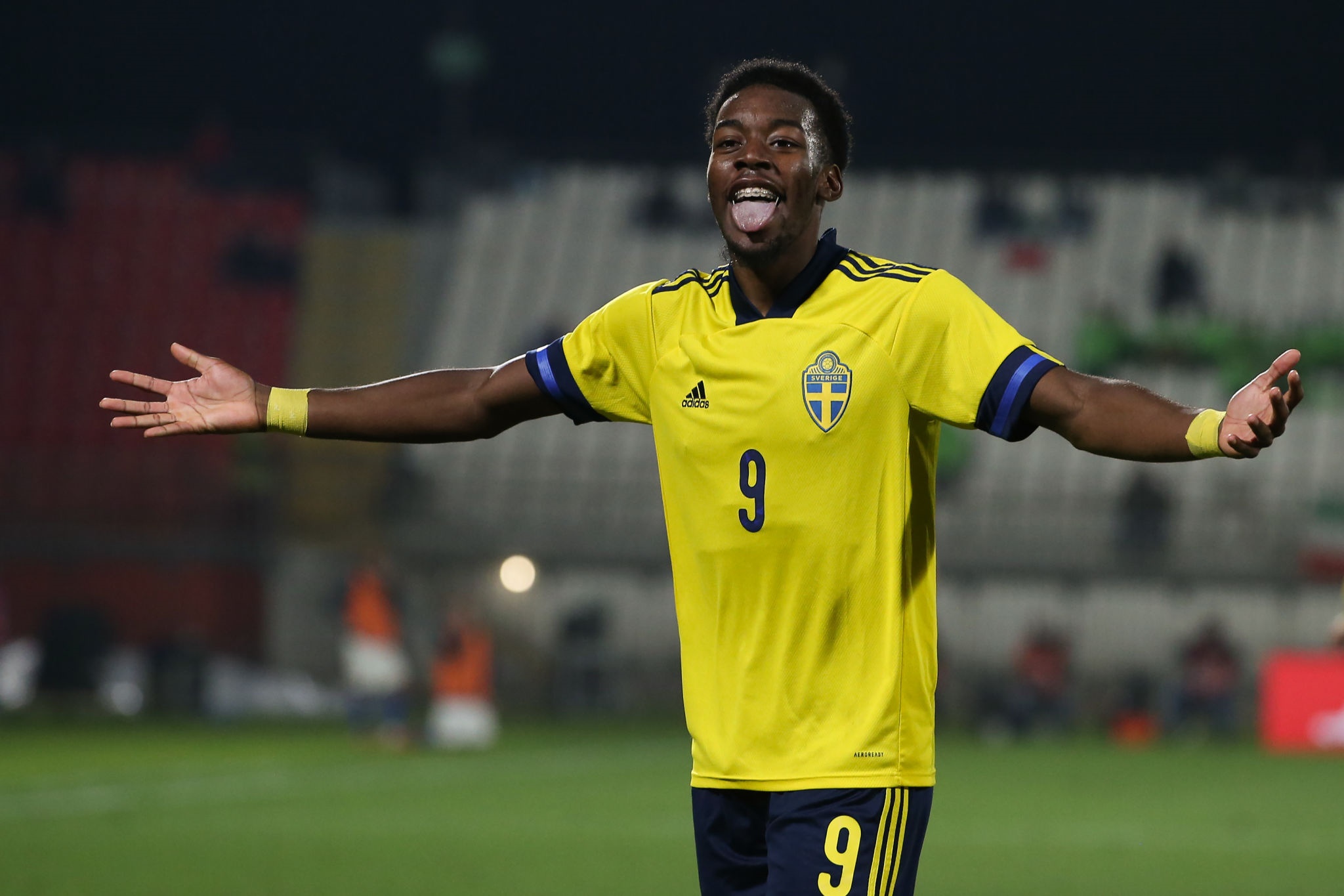 Anthony Elanga of Sweden national football team HD Wallpaper