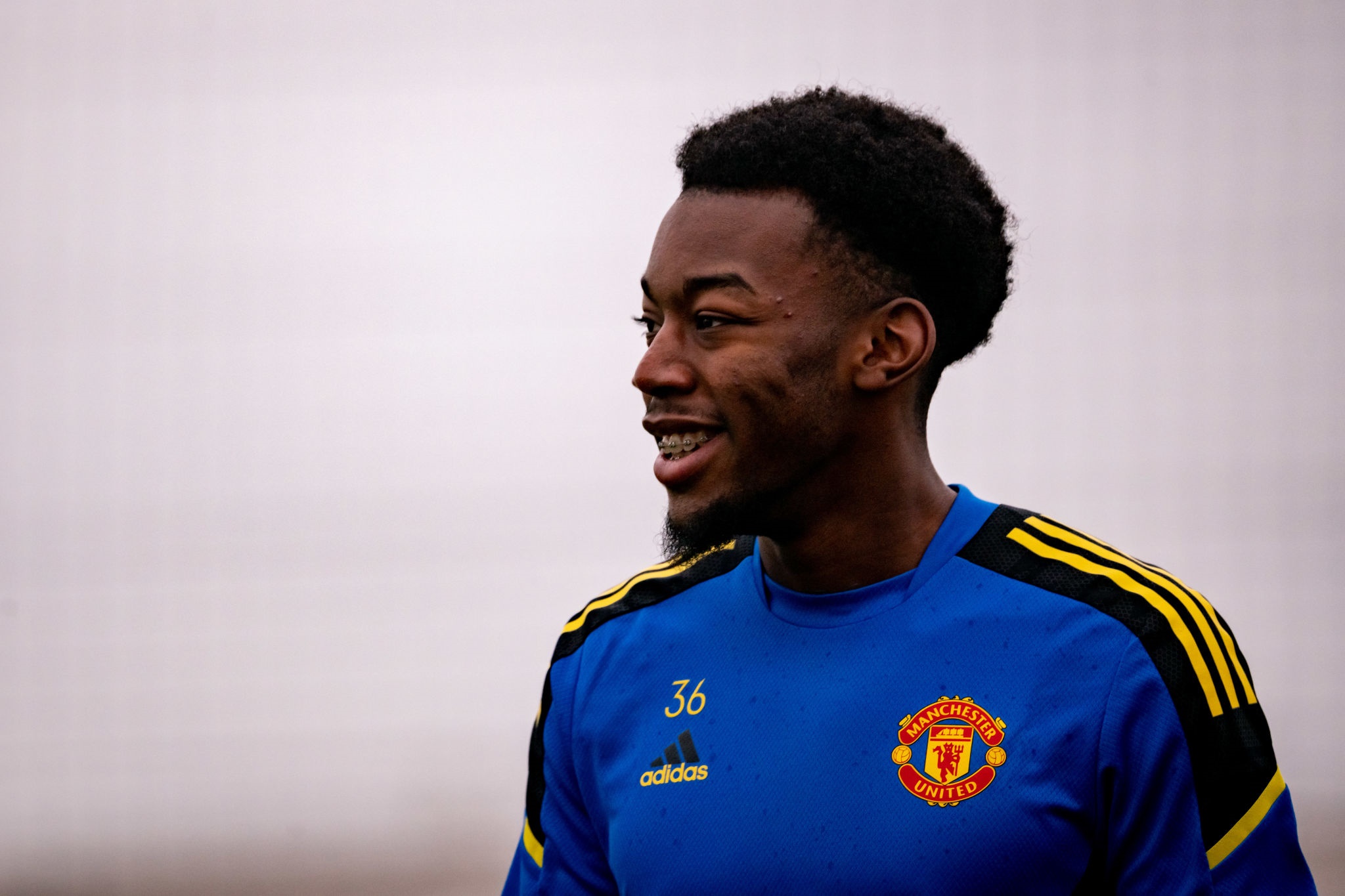 Anthony Elanga from Manchester United HD Wallpaper