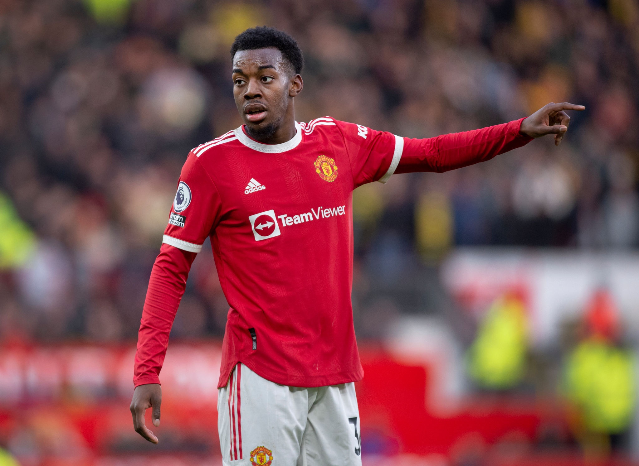 Anthony Elanga from Manchester United HD Wallpaper