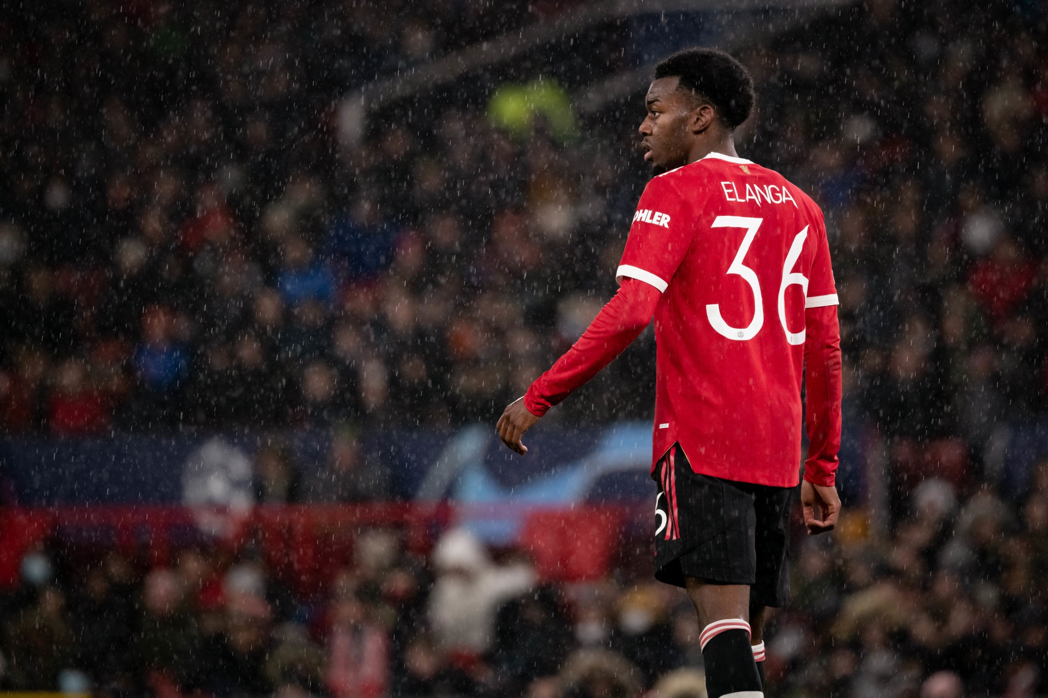 Anthony Elanga of Manchester United HD Wallpaper