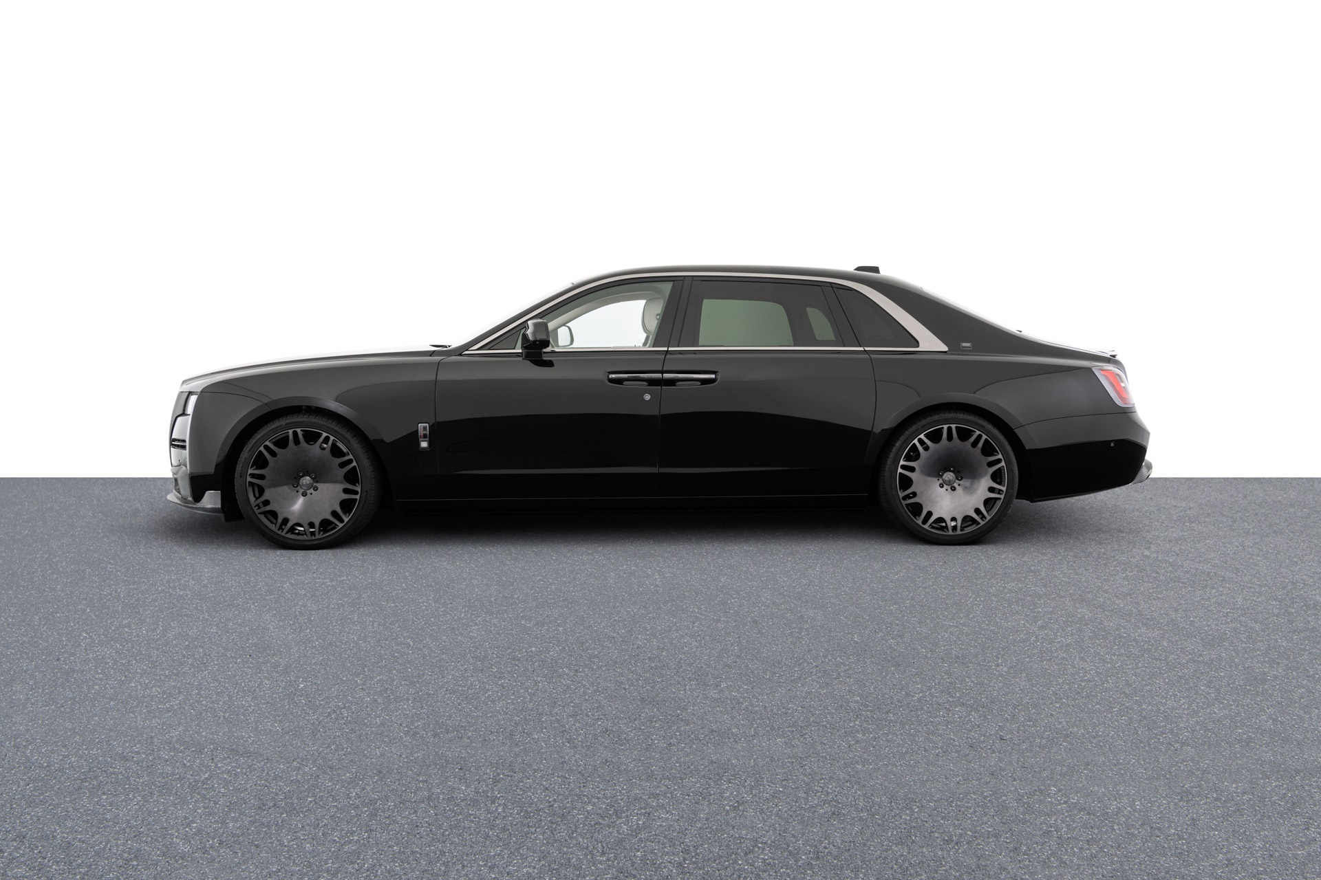 Black Rolls-Royce Ghost Sedan HD Wallpaper