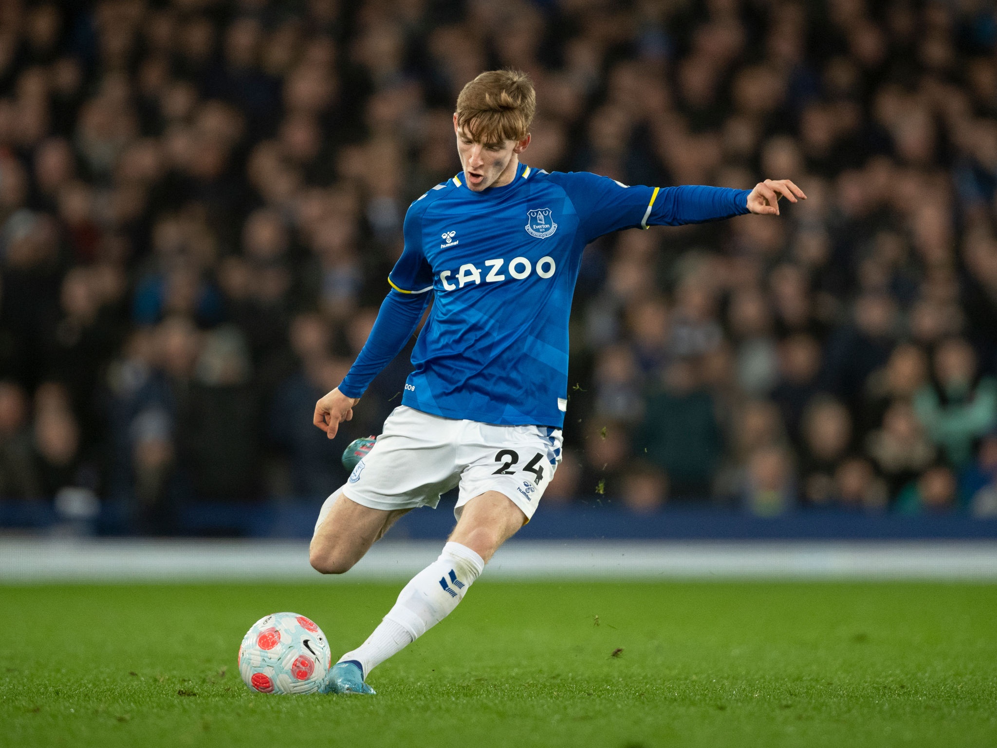 Anthony Gordon of Everton F.C. HD Wallpaper
