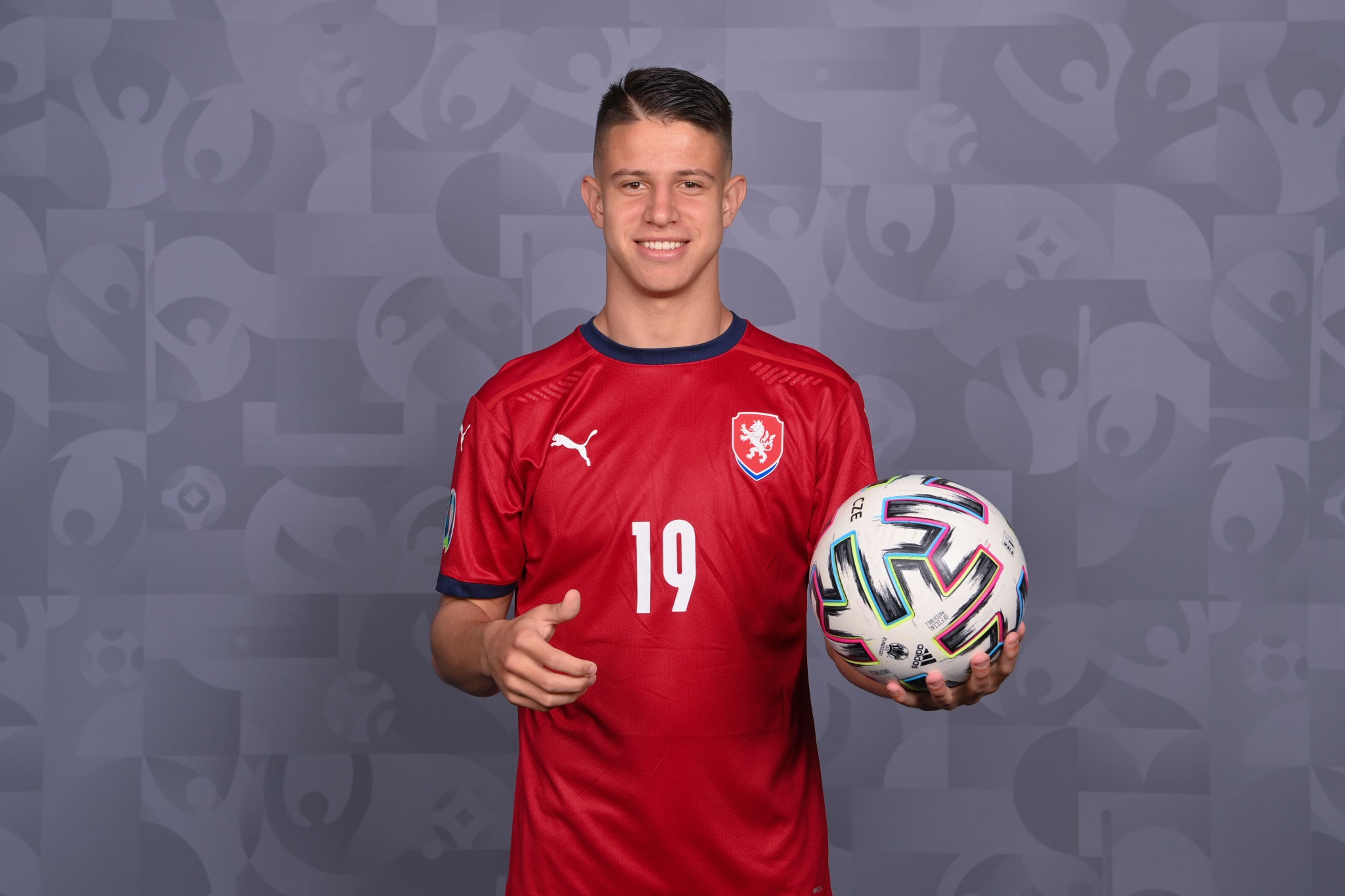 Adam Hložek from Czech Republic National Team HD Wallpaper
