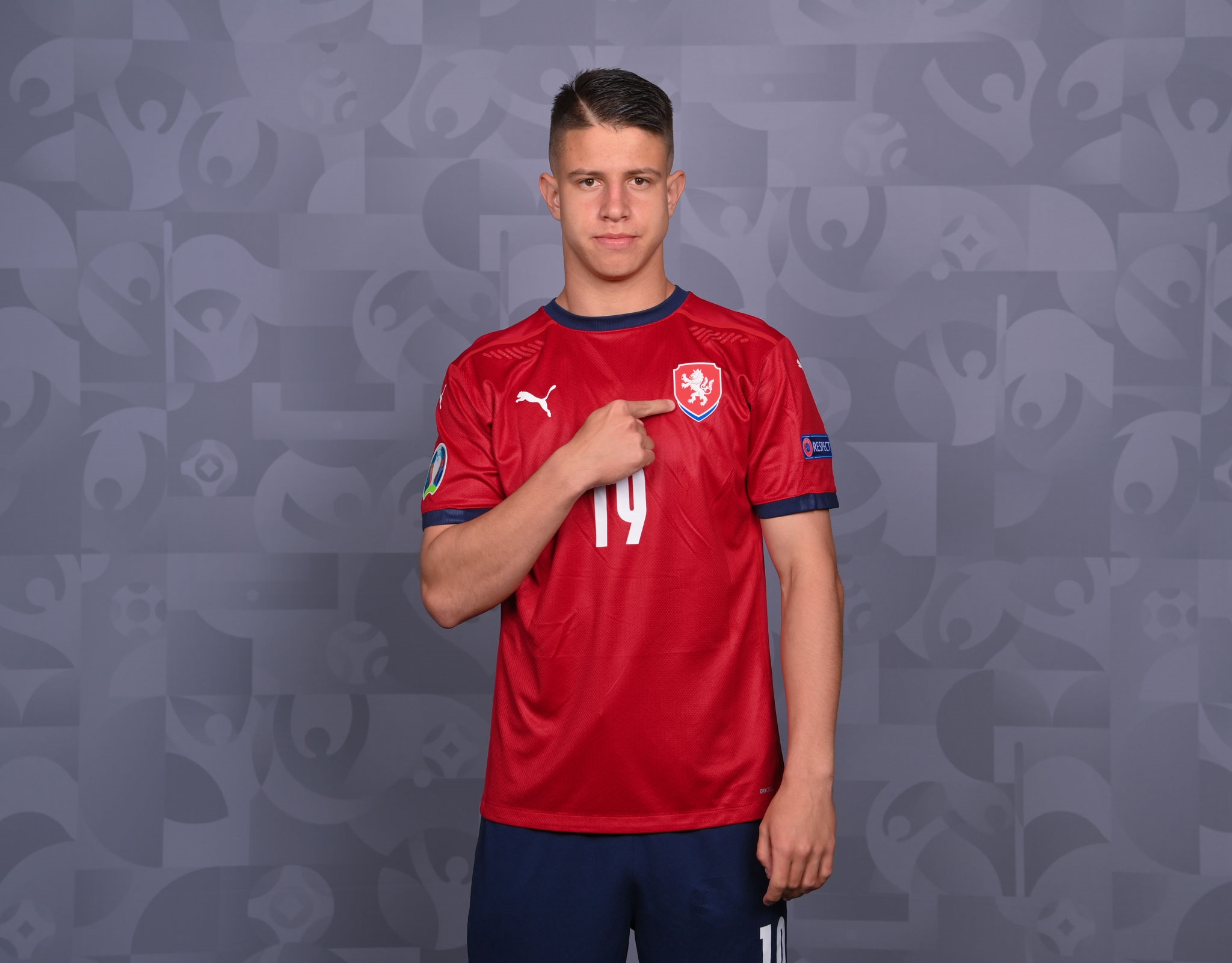 Adam Hložek of Czech Republic National Football Team HD Wallpaper