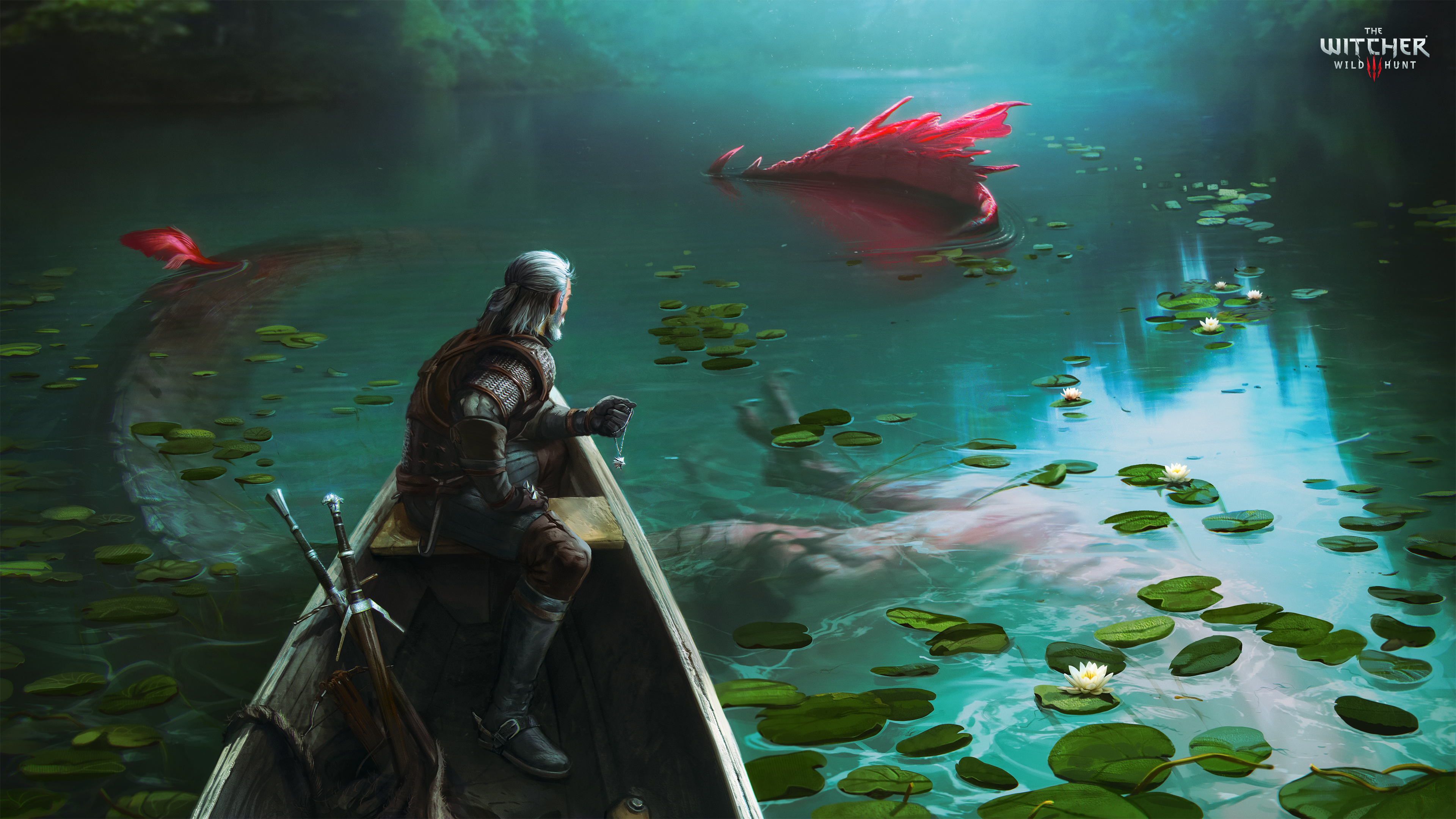Geralt of Rivia from The Witcher 3: Wild Hunt 4K HD Wallpaper