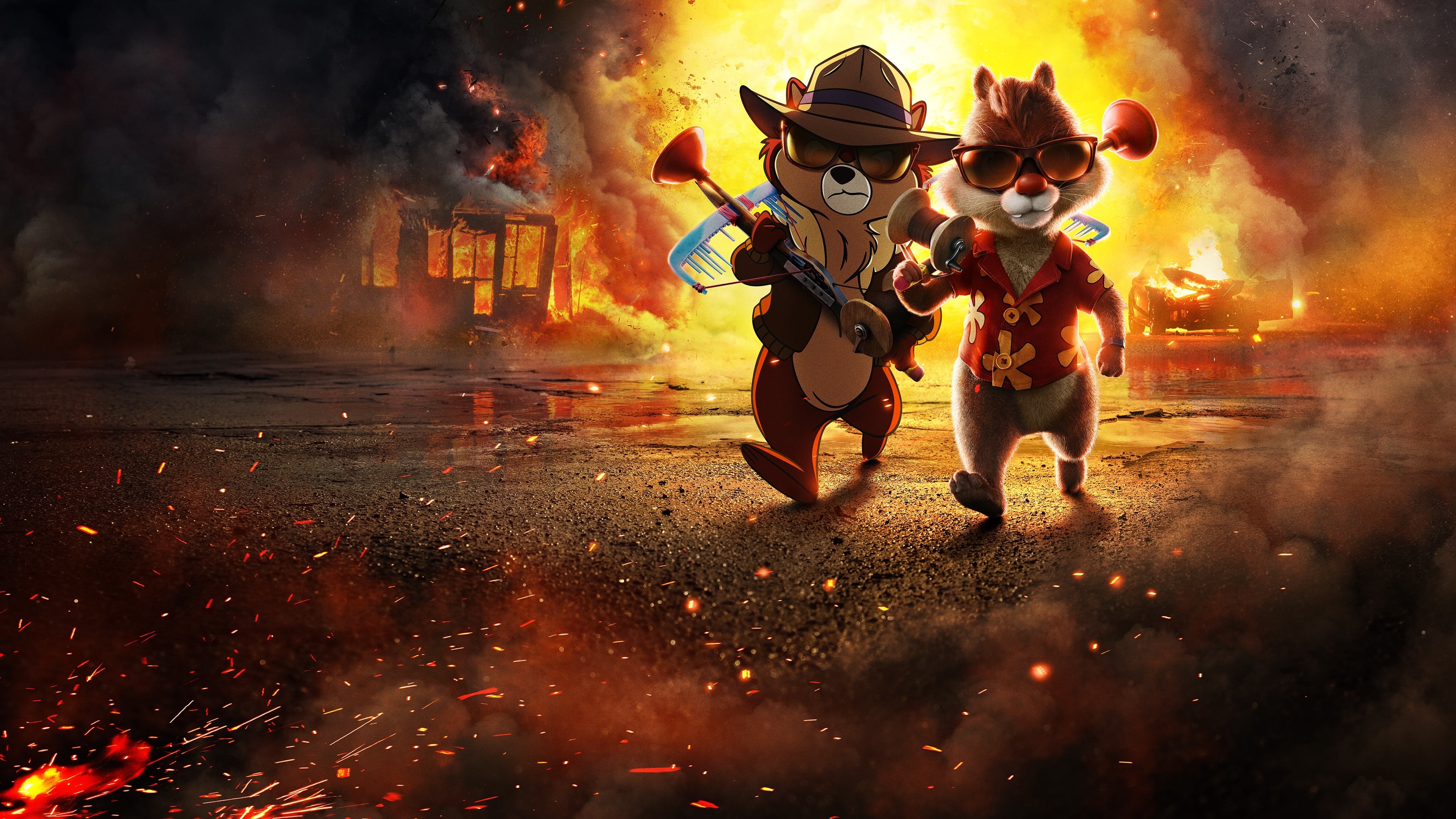 Chip 'n Dale: Rescue Rangers 4K HD Wallpaper