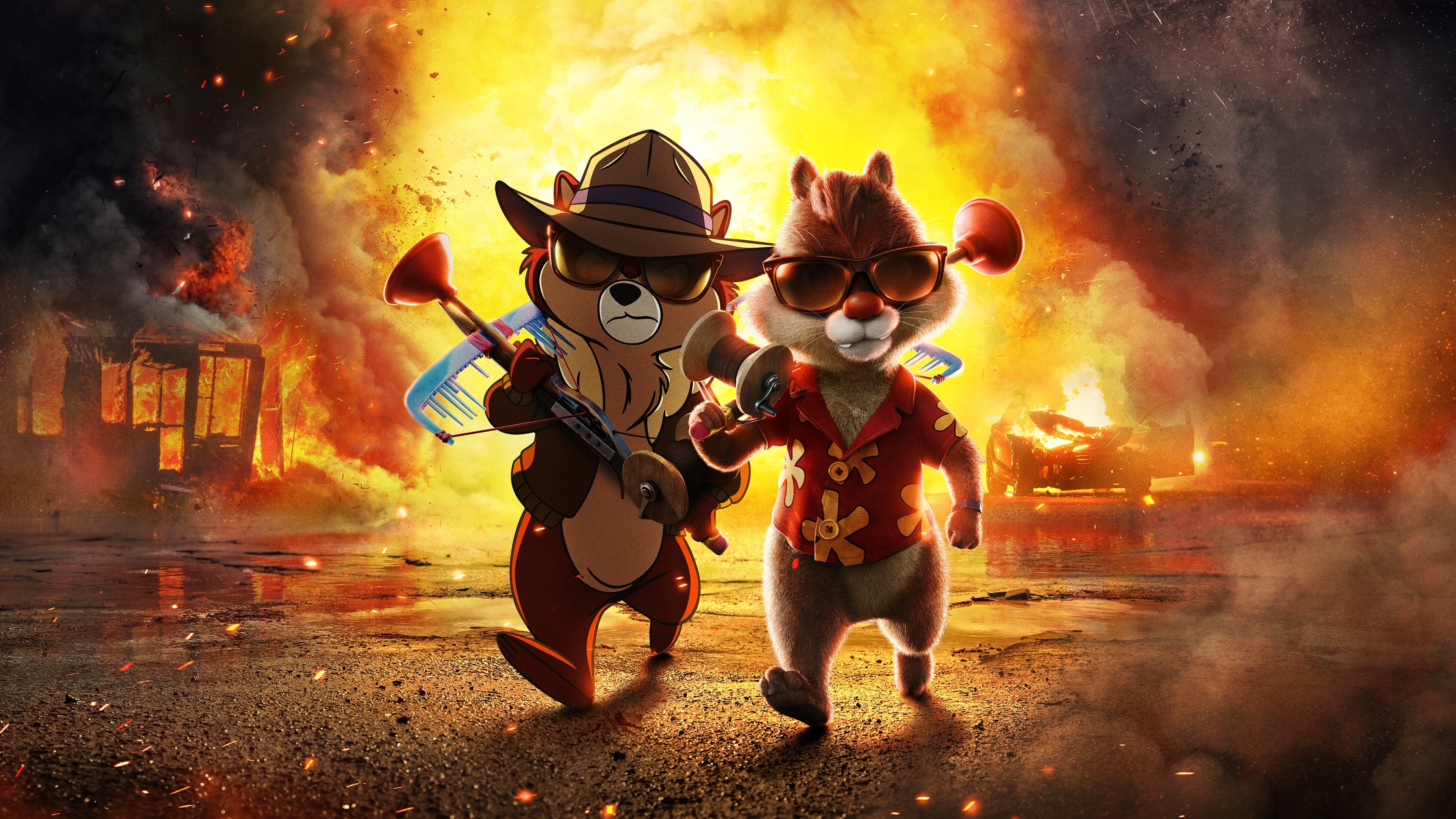 Chip 'n Dale: Rescue Rangers 4K HD Wallpaper