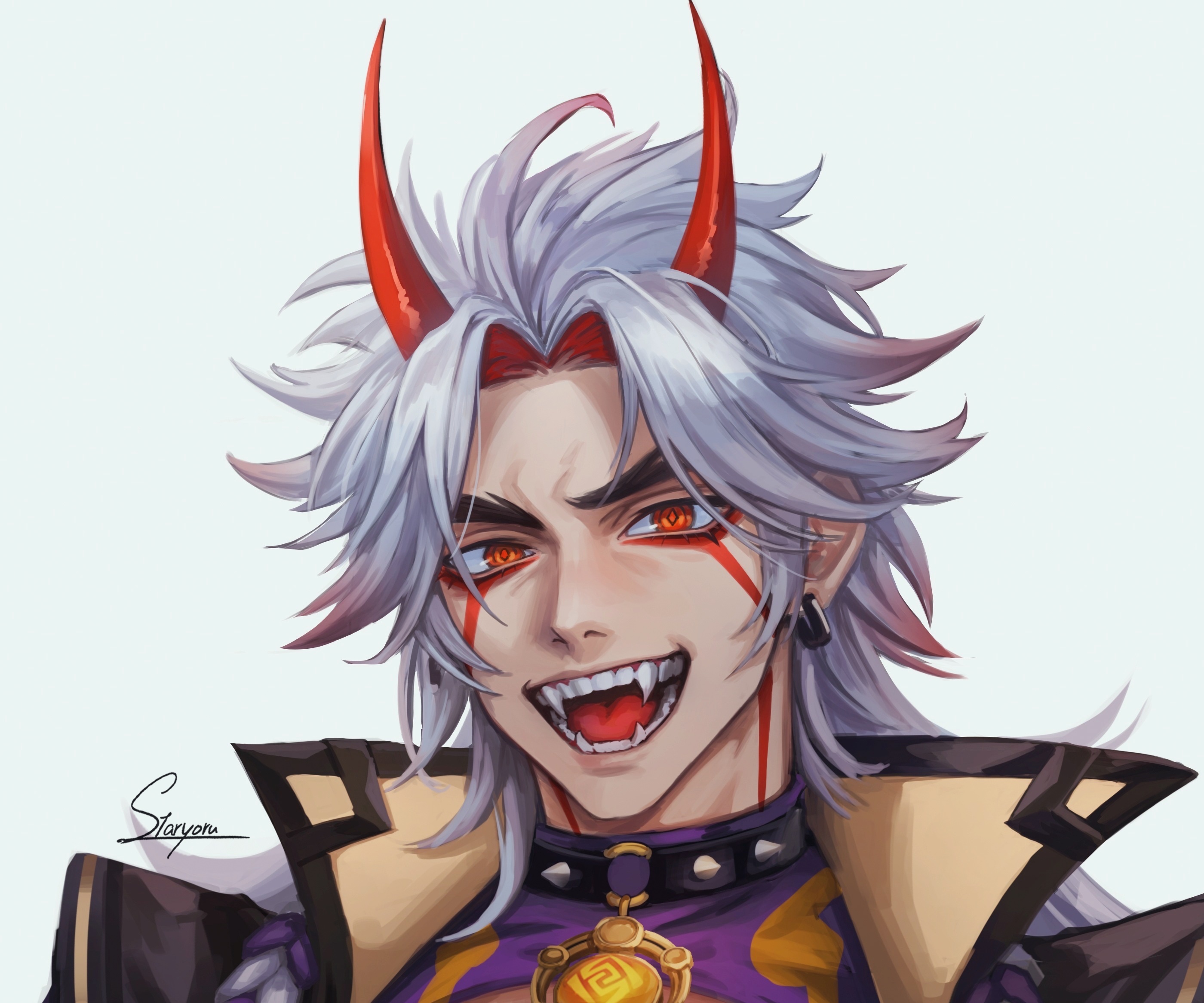 Arataki Itto from Genshin Impact HD Wallpaper