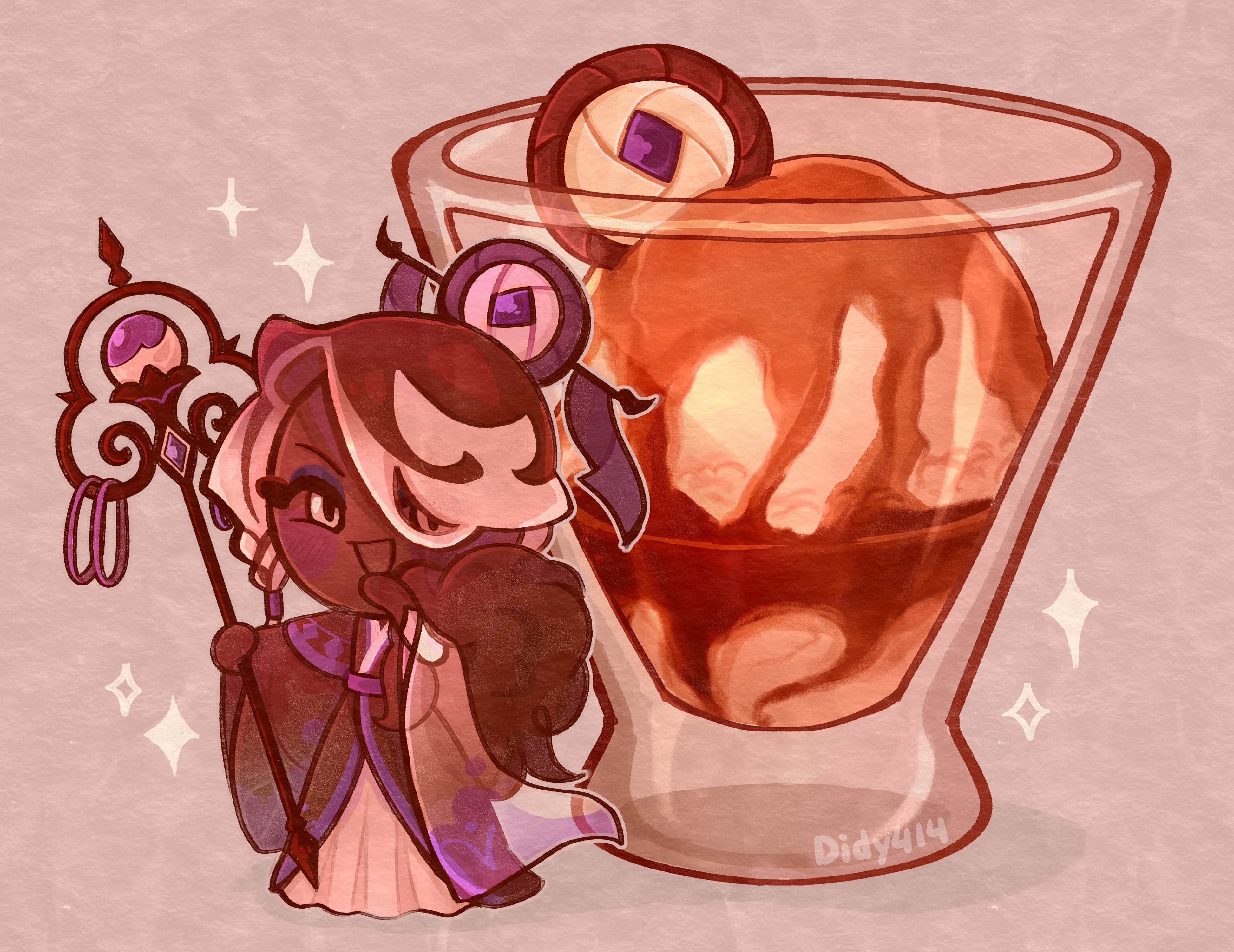 Affogato Cookie from COOKIE RUN: KINGDOM 4K HD Wallpaper