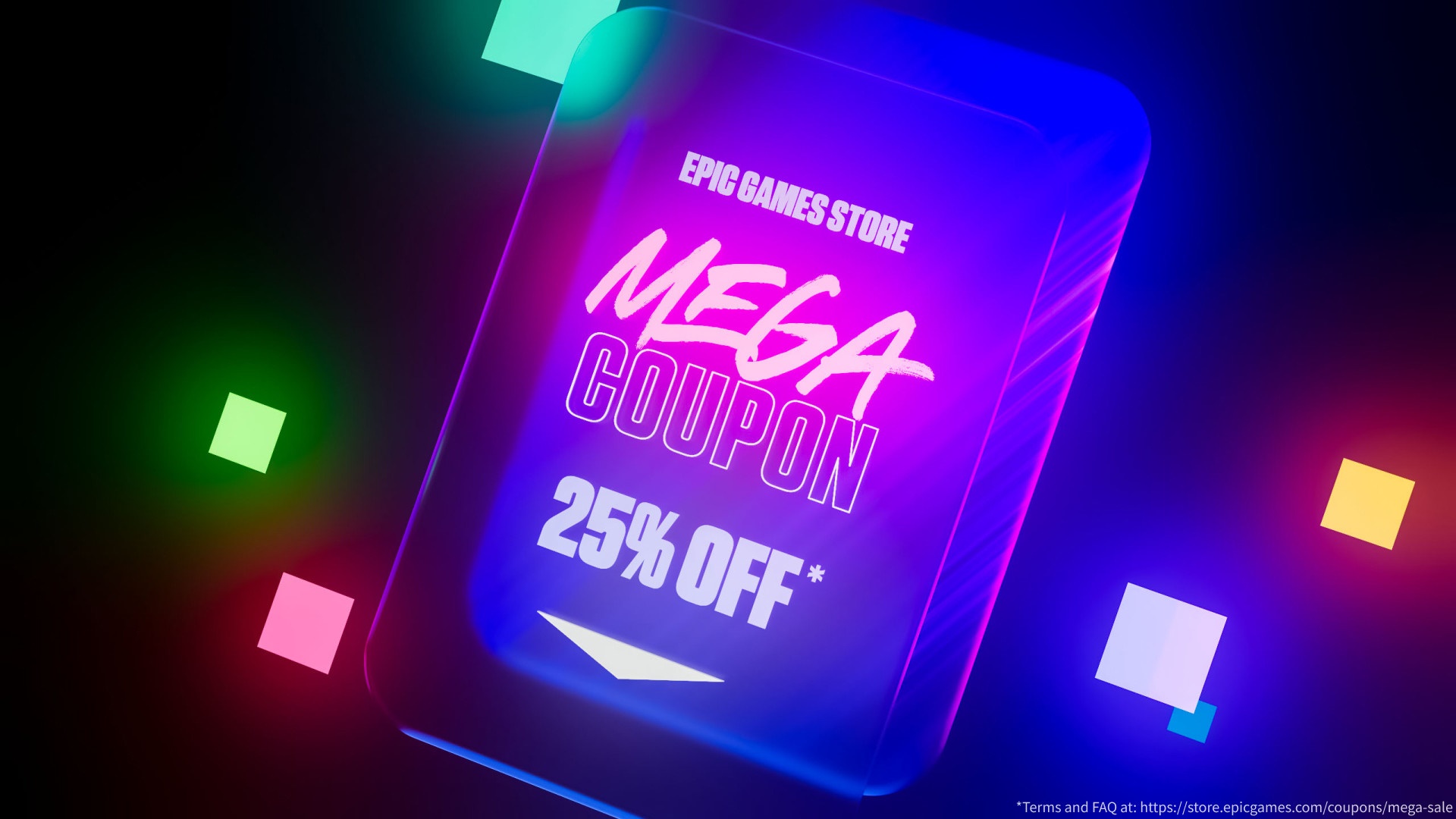 Epic Games Store Mega Coupon 25% Off HD Wallpaper
