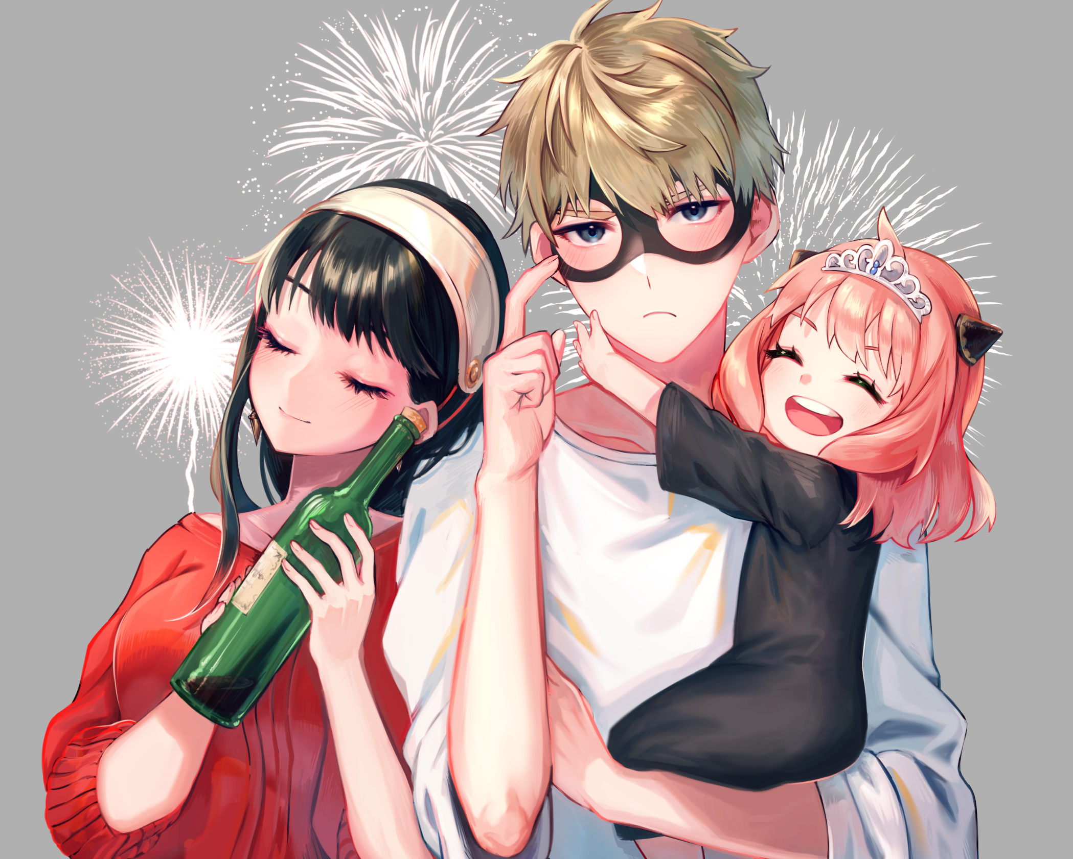 Yor, Anya, and Loid Forger from Spy X Family HD Wallpaper