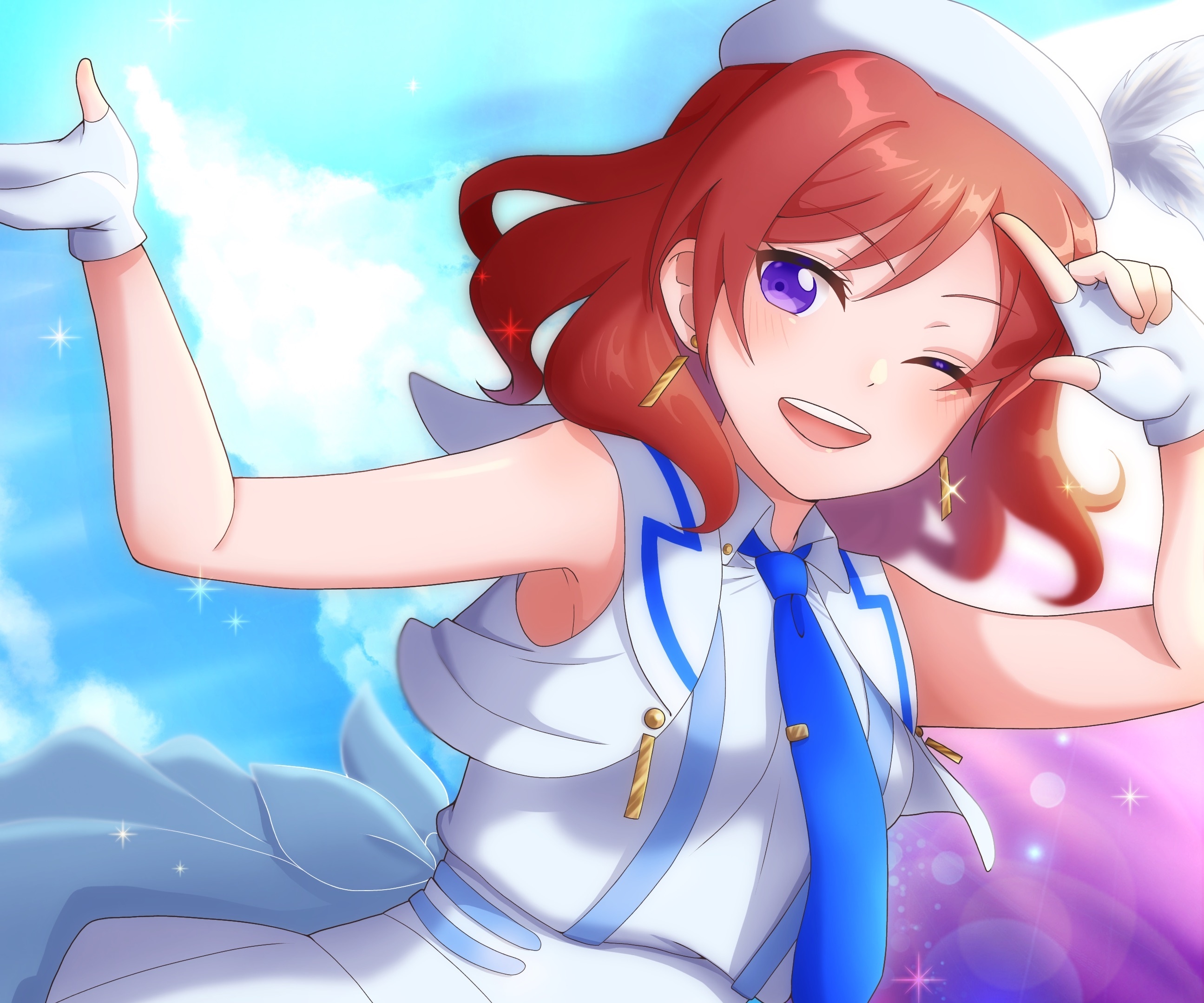 Maki Nishikino from Love Live! School Idol Festival HD Wallpaper