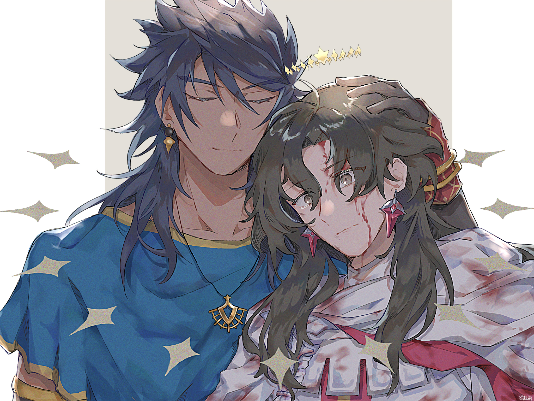 Romulus Quirinus and Lancer from Fate/Grand Order HD Wallpaper