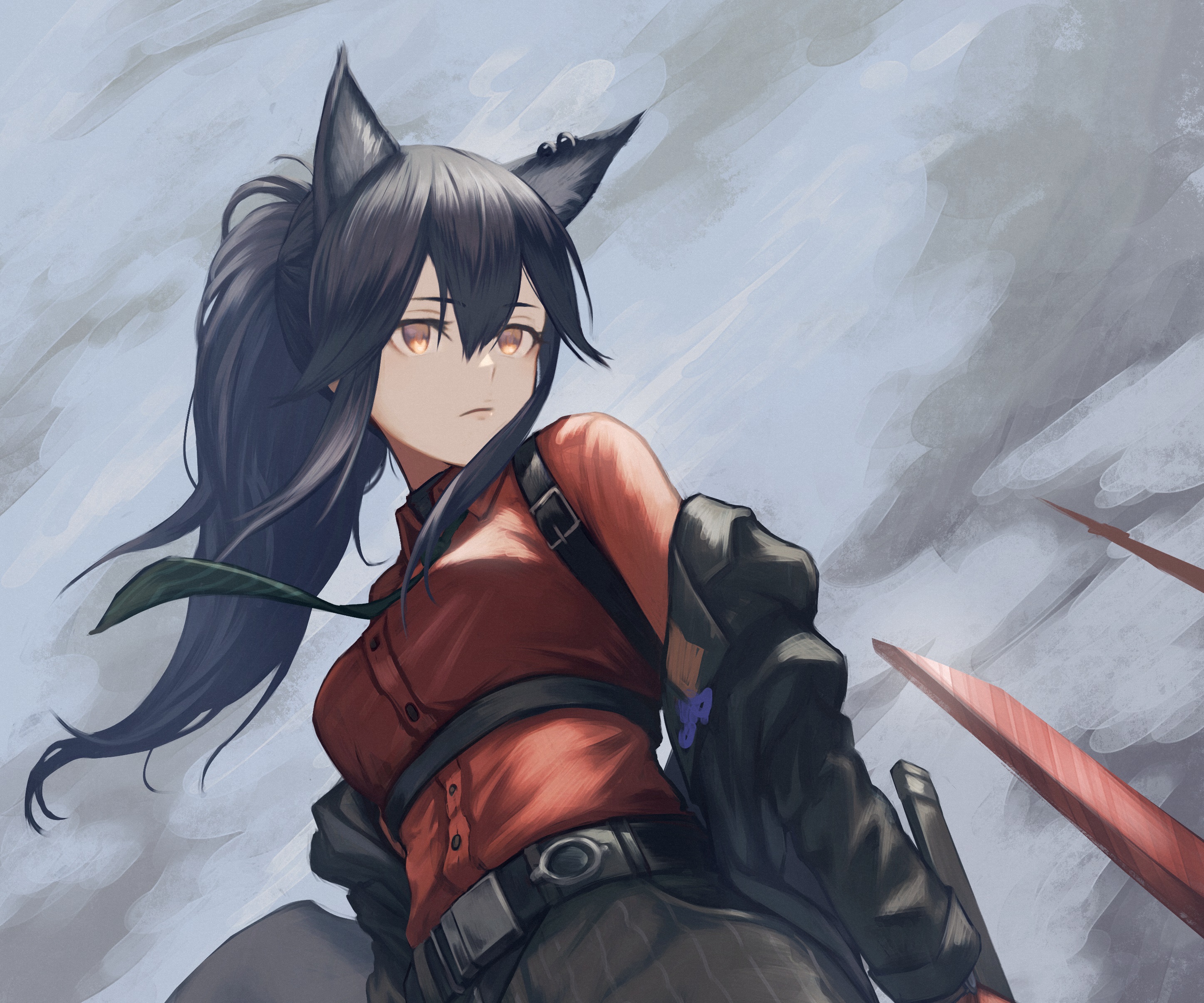 Texas from Arknights HD Wallpaper