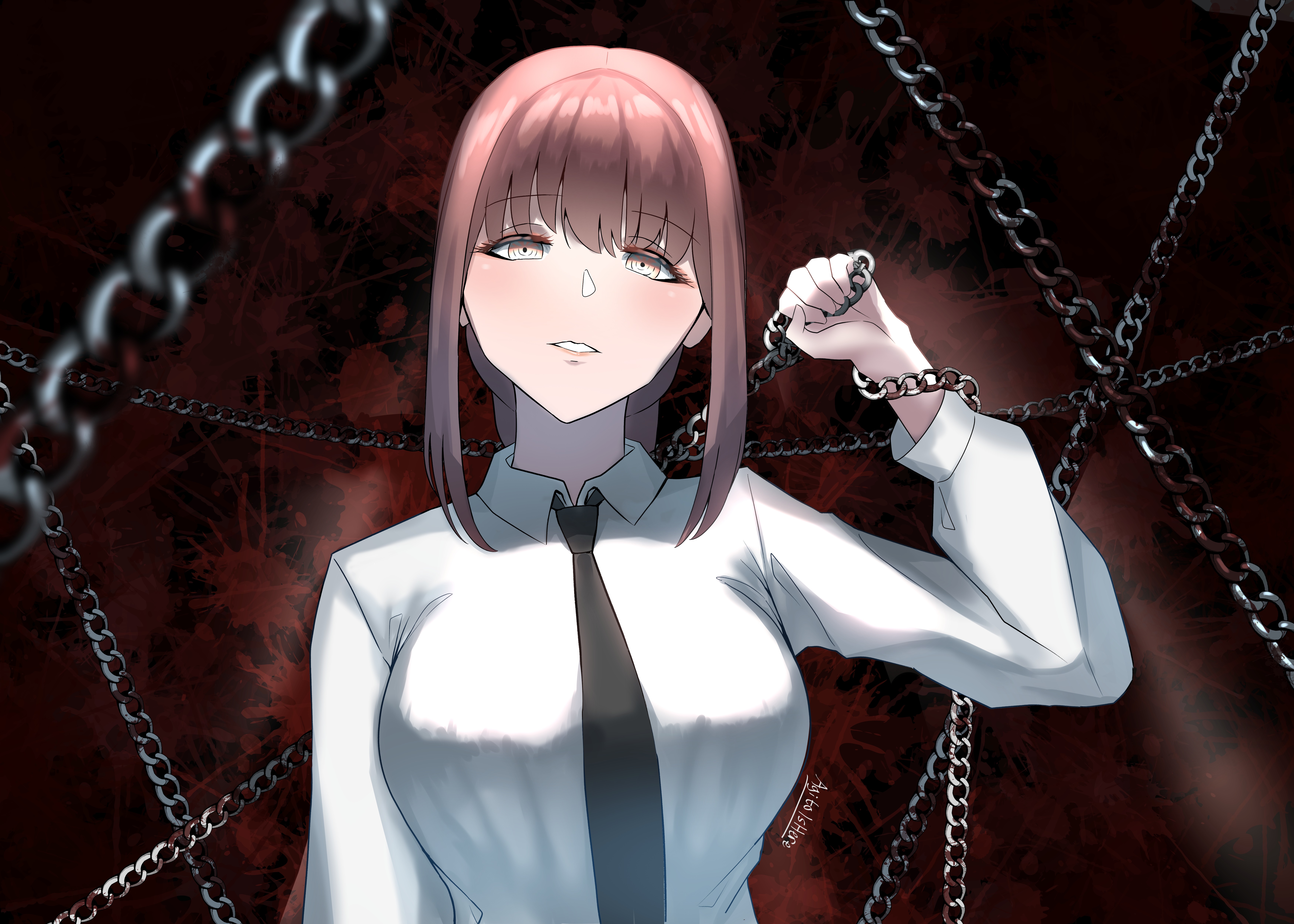 Makima from Chainsaw Man 4K HD Wallpaper