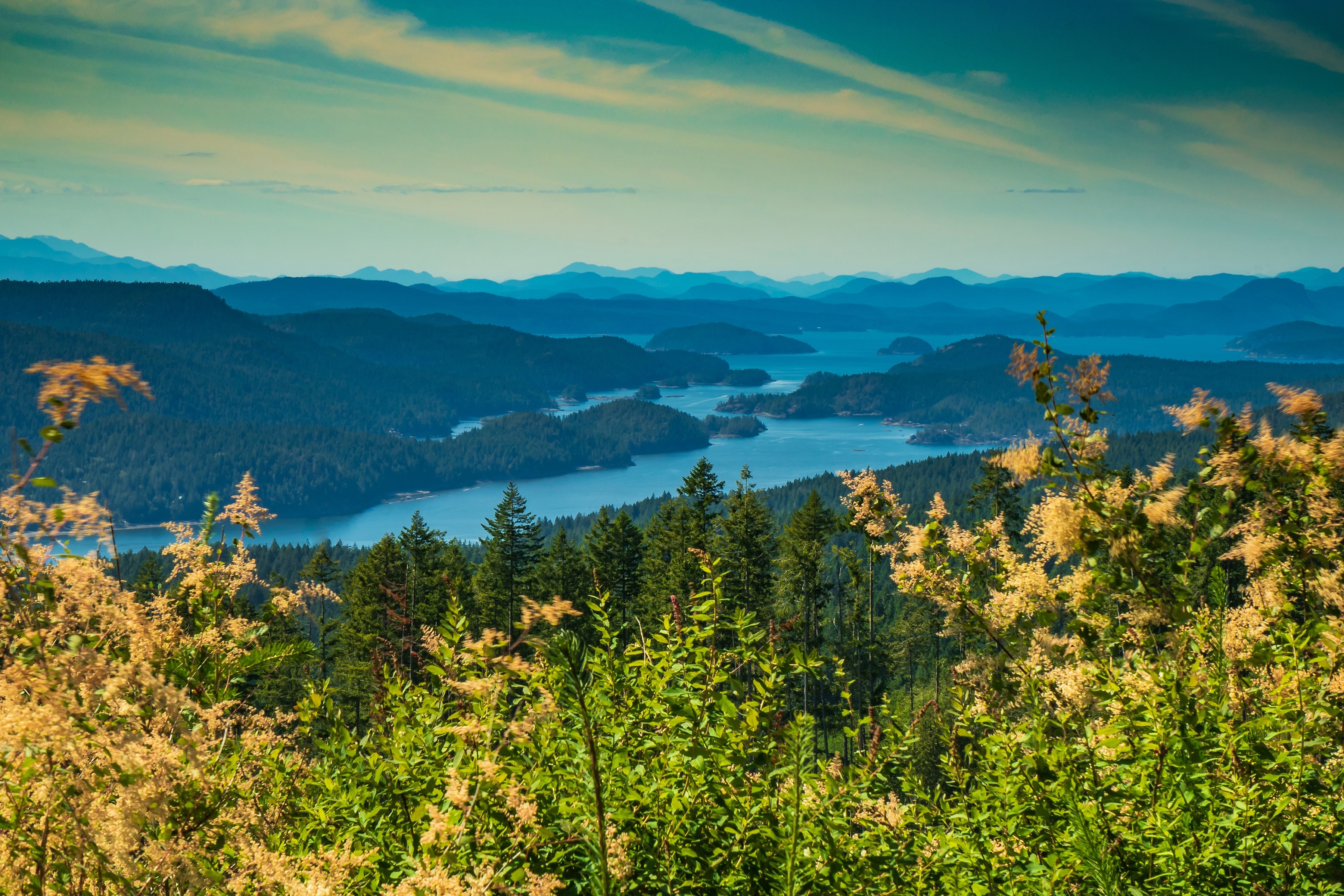 Okeover Inlet, British Columbia, Canada Landscape HD Wallpaper