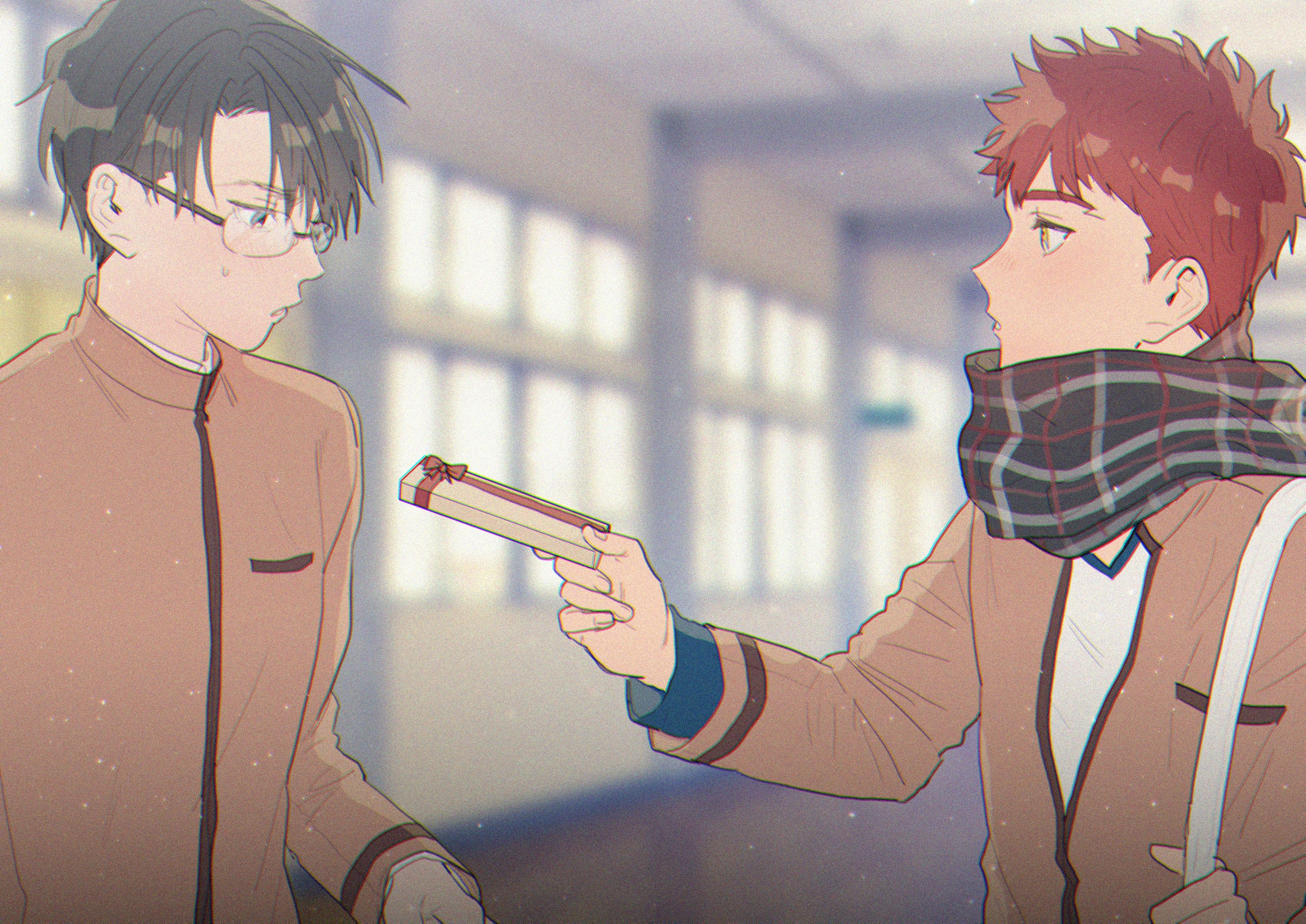 Shirou Emiya and Issei Ryuudou from Fate/Stay Night HD Wallpaper