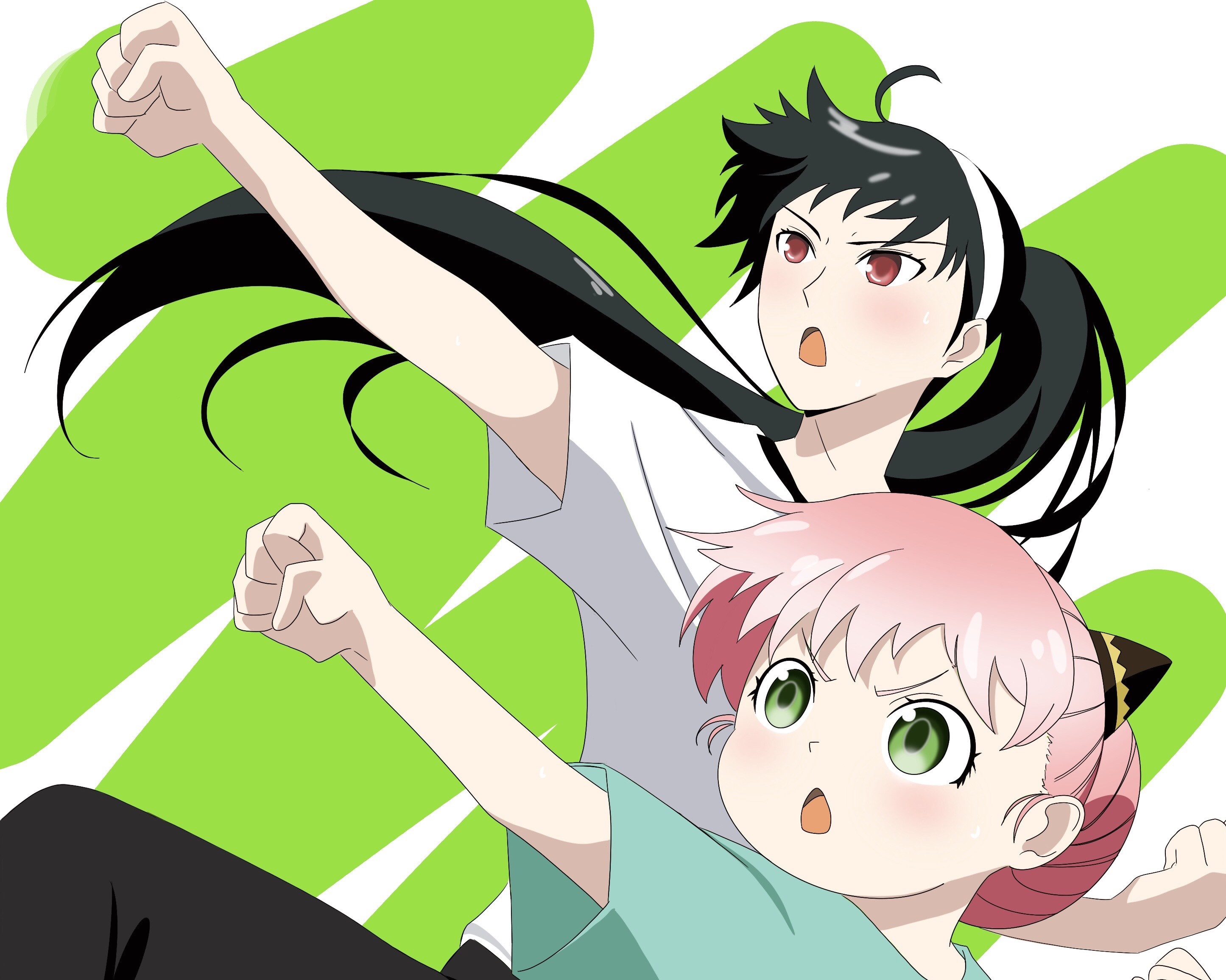 Anya Forger and Yor Forger from Spy X Family HD Wallpaper