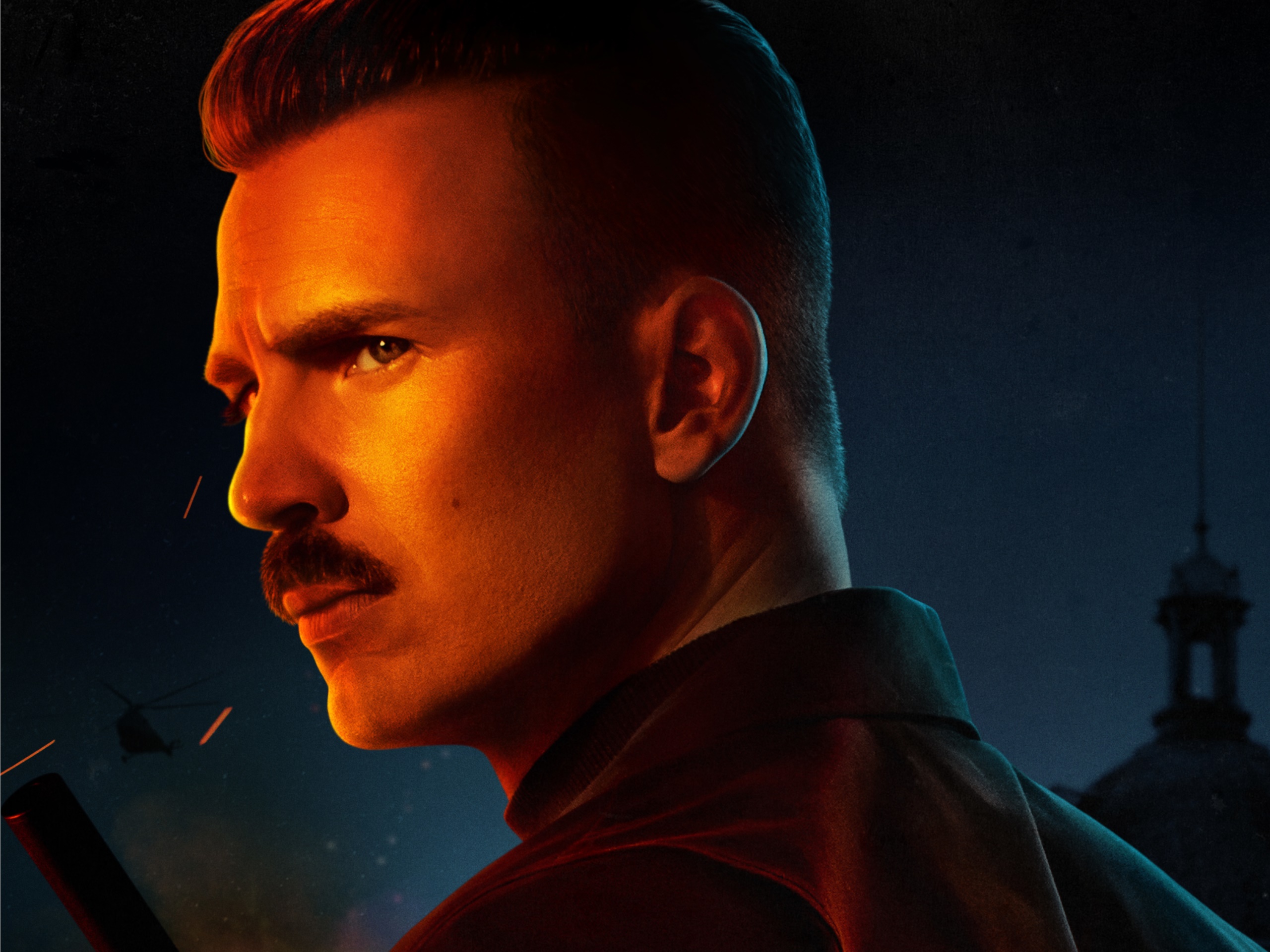 Chris Evans as The Gray Man HD Wallpaper