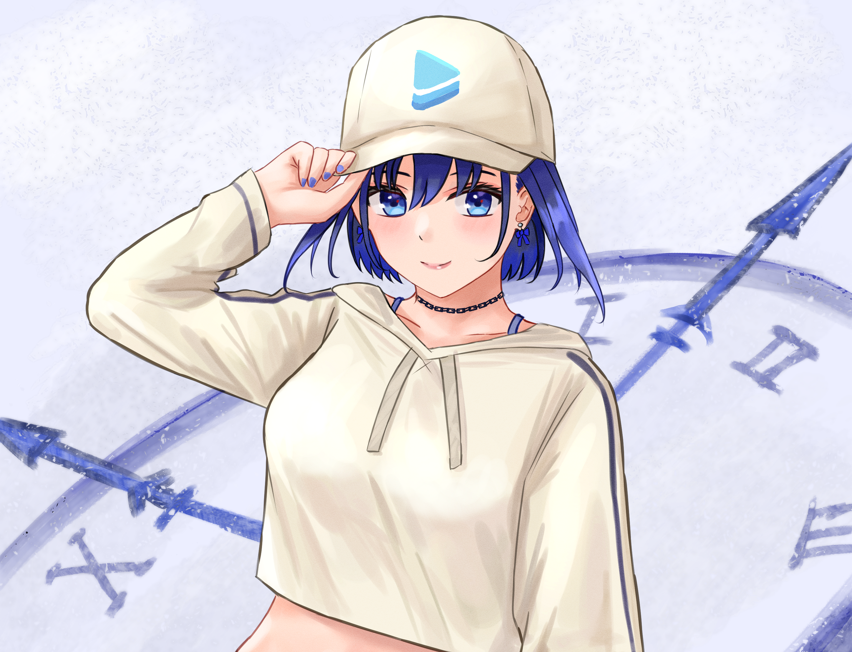 Ouro Kronii from Hololive wearing a cap HD Wallpaper