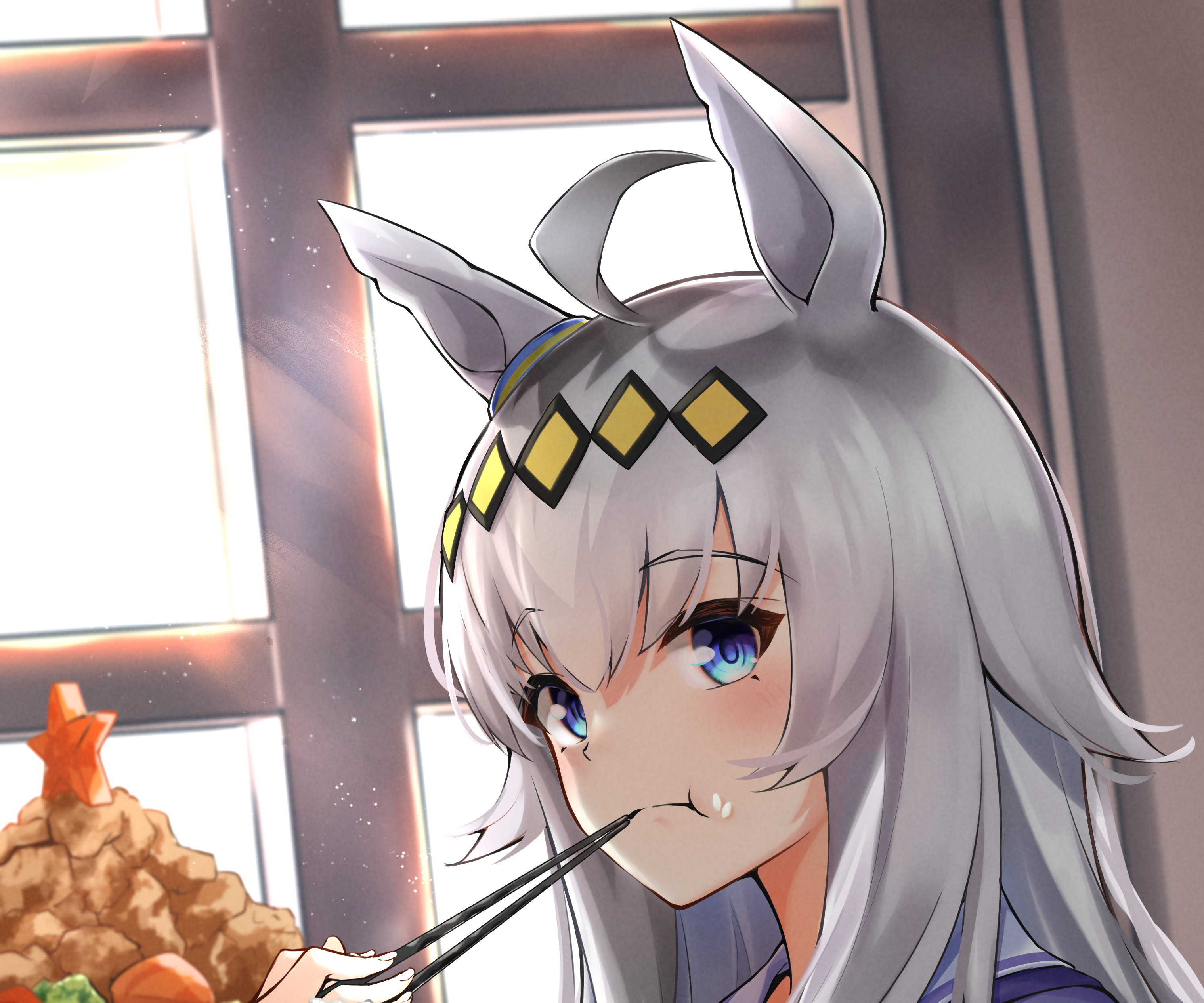 Oguri Cap from Uma Musume: Pretty Derby eating HD Wallpaper