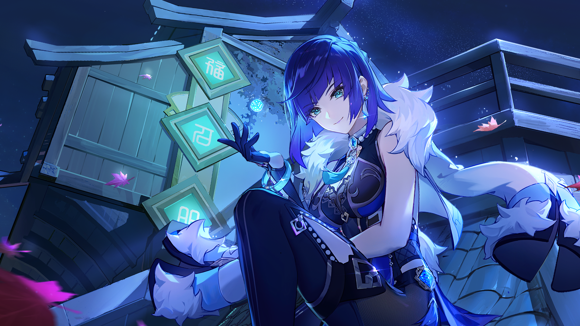 Yelan from Genshin Impact HD Wallpaper
