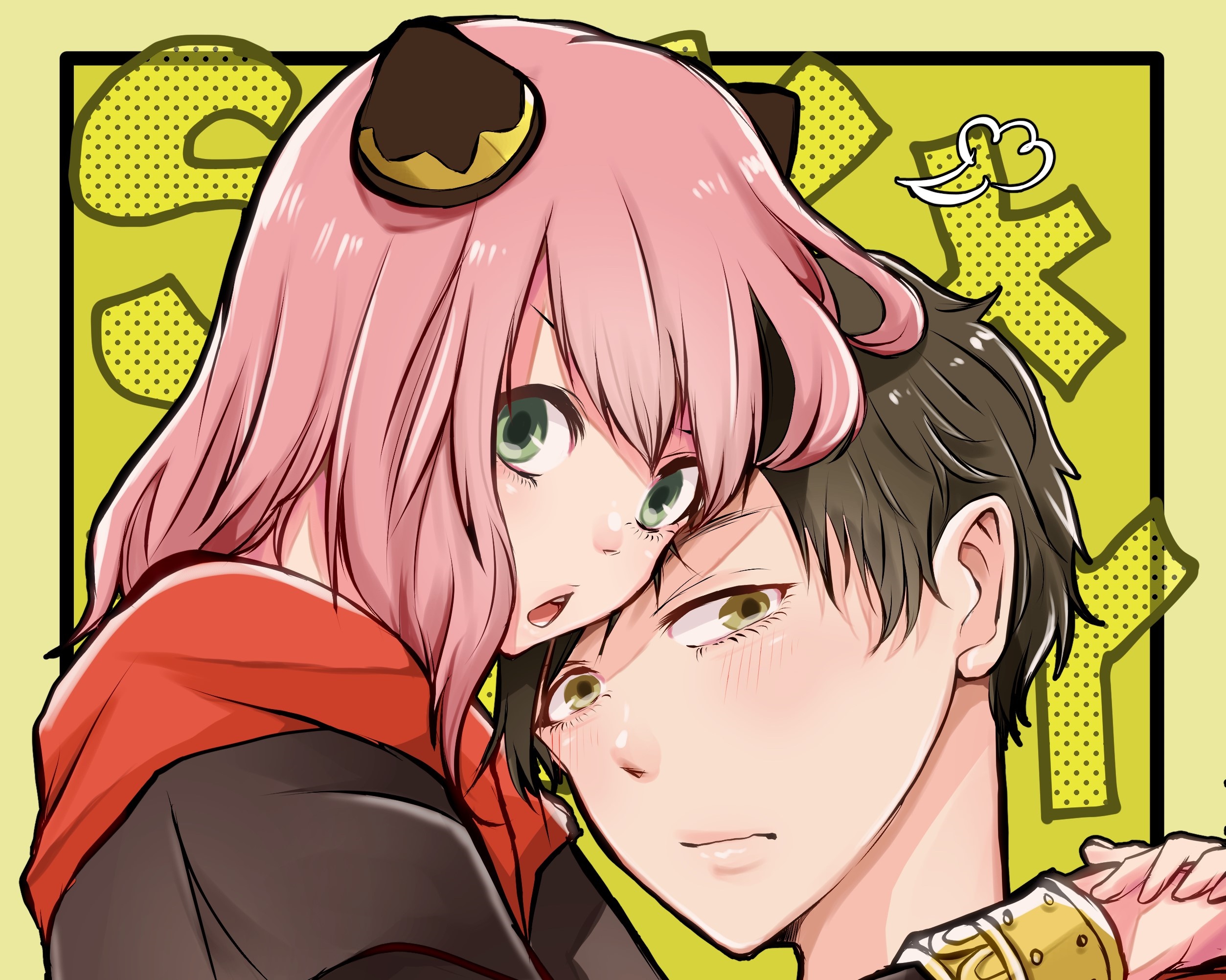 Anya Forger and Damian Desmond from Spy X Family HD Wallpaper