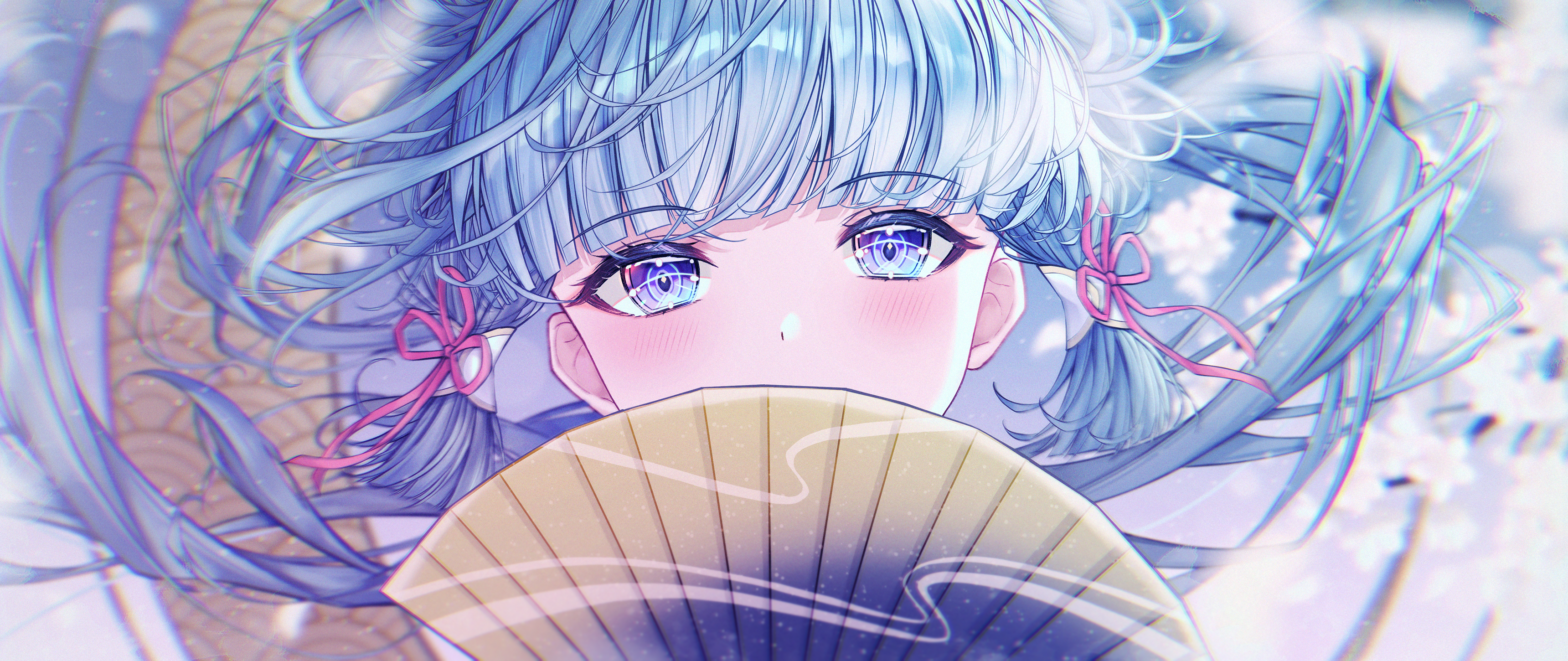 Kamisato Ayaka from Genshin Impact HD Wallpaper