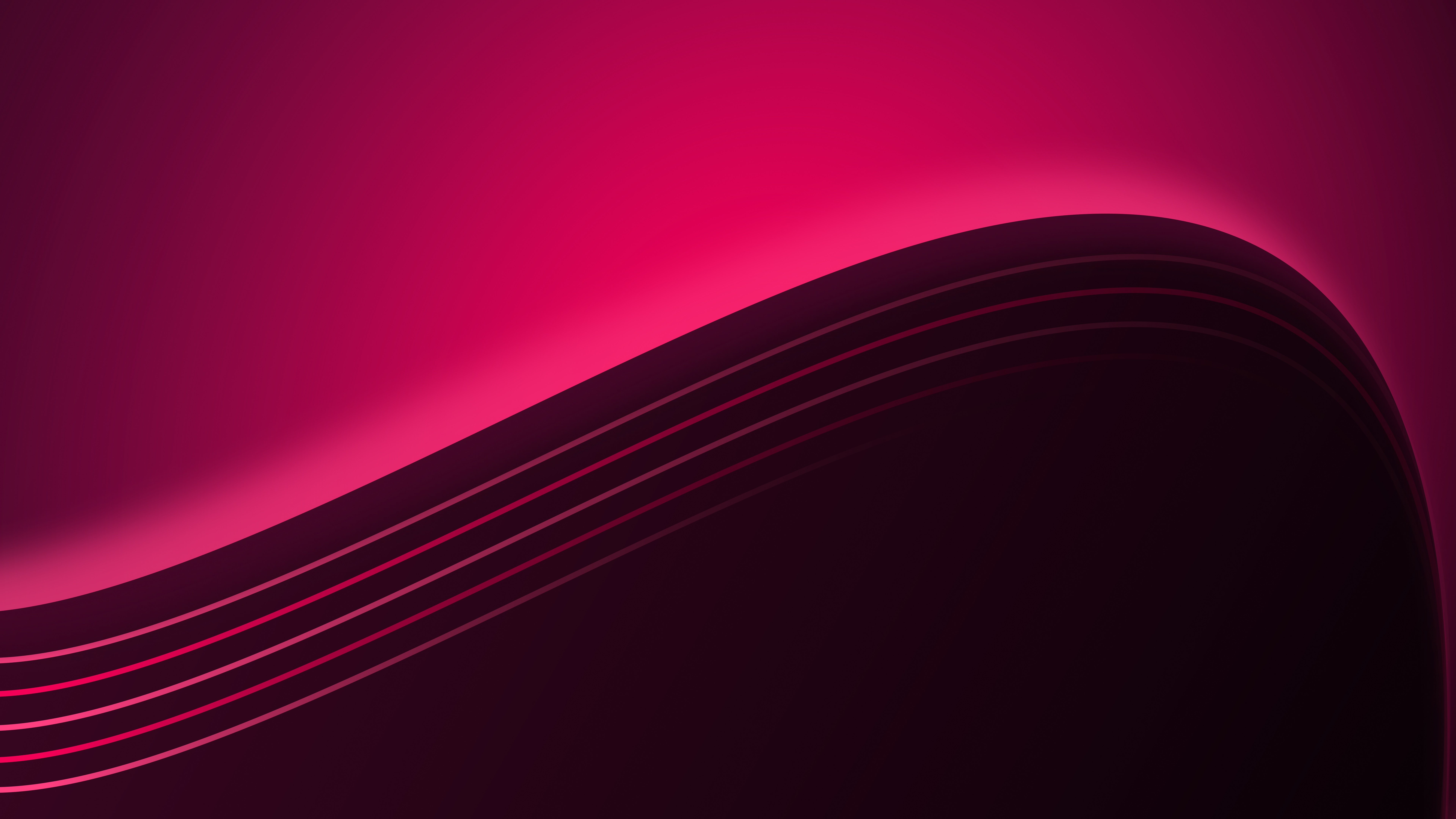 Abstract Pink and Purple Waves HD Wallpaper