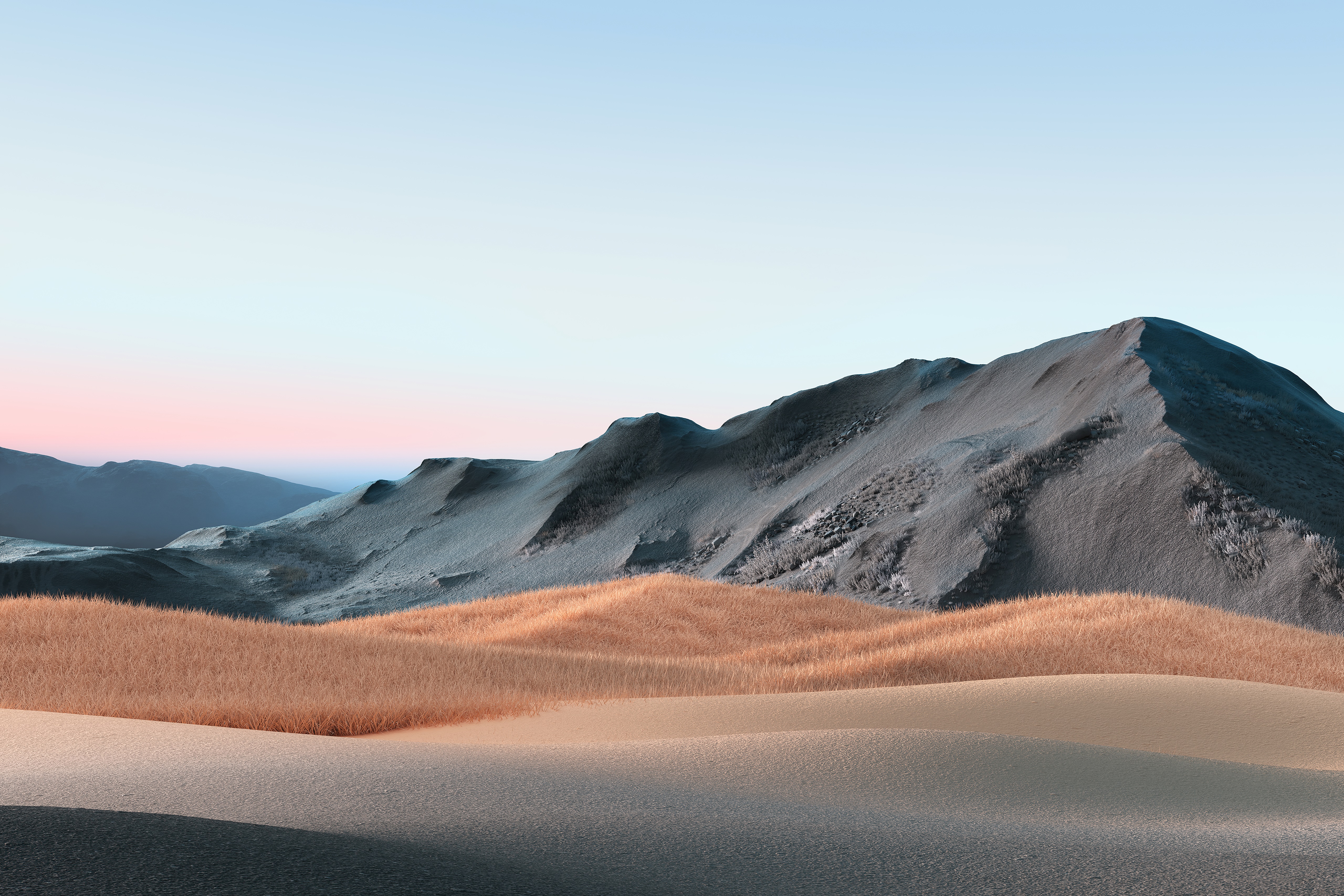 Windows 10 4K Mountain Landscape HD Wallpaper