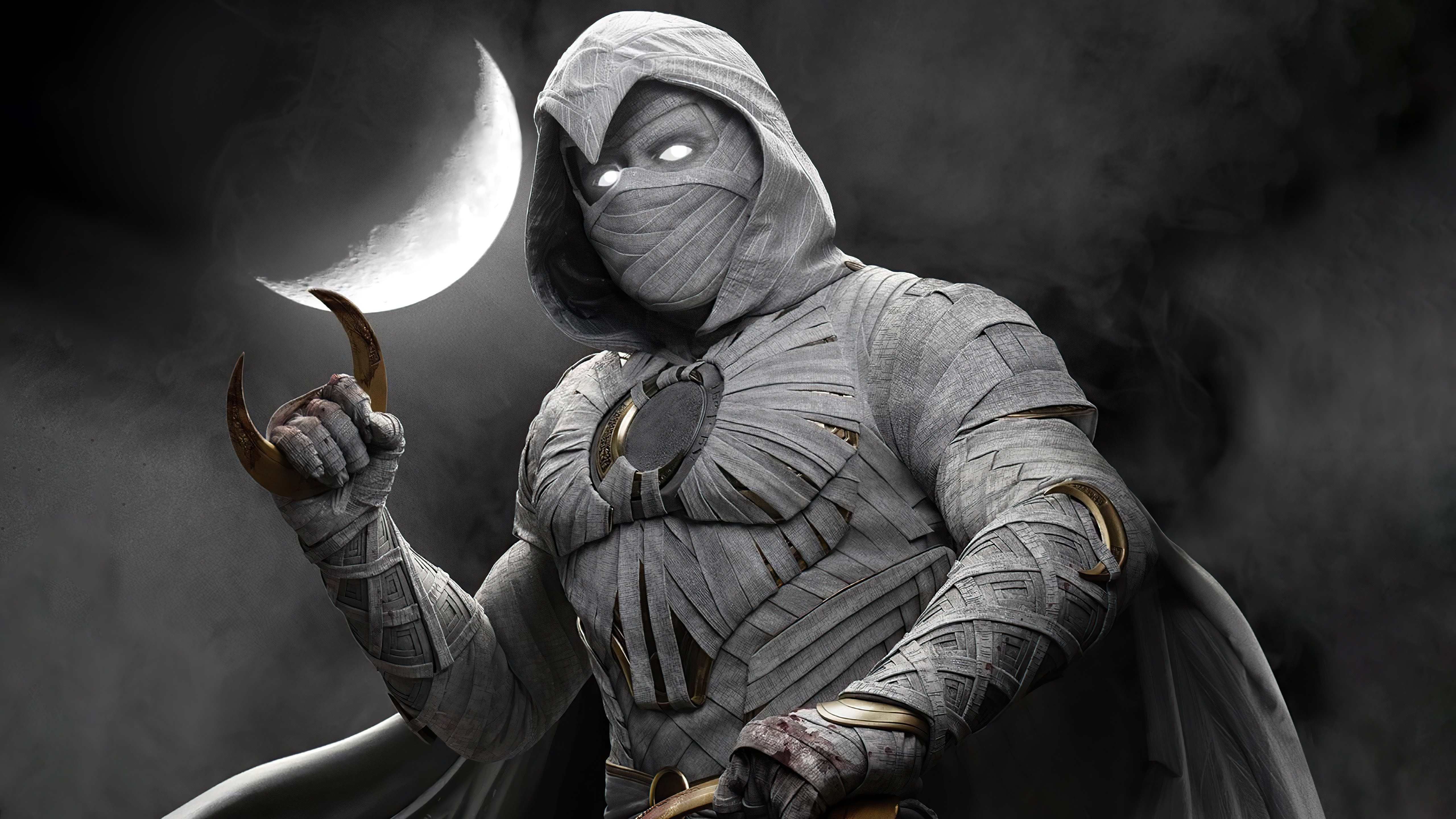 Moon Knight from Marvel TV Shows 4K HD Wallpaper