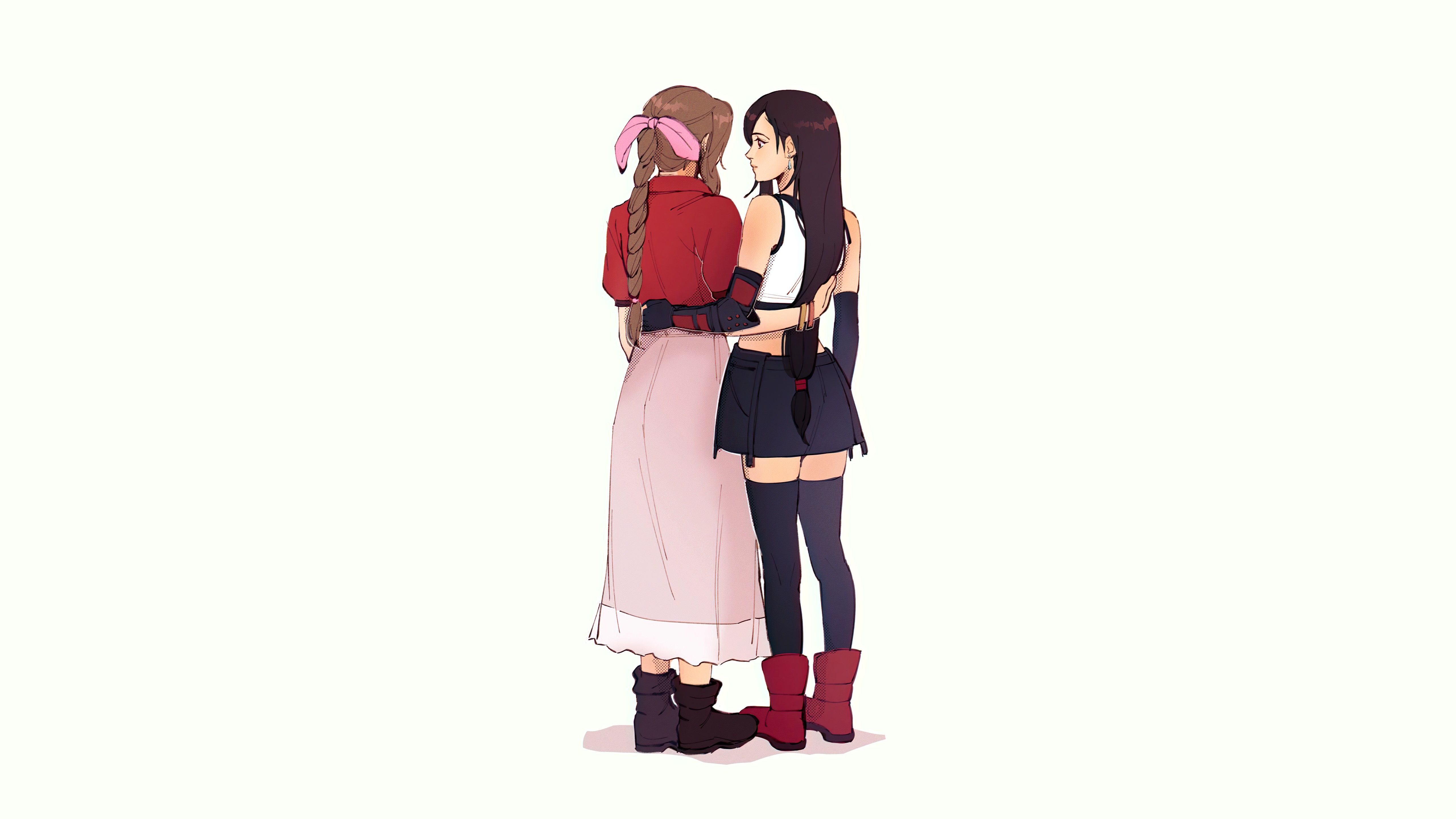 Tifa Lockhart and Aerith Gainsborough from Final Fantasy HD Wallpaper