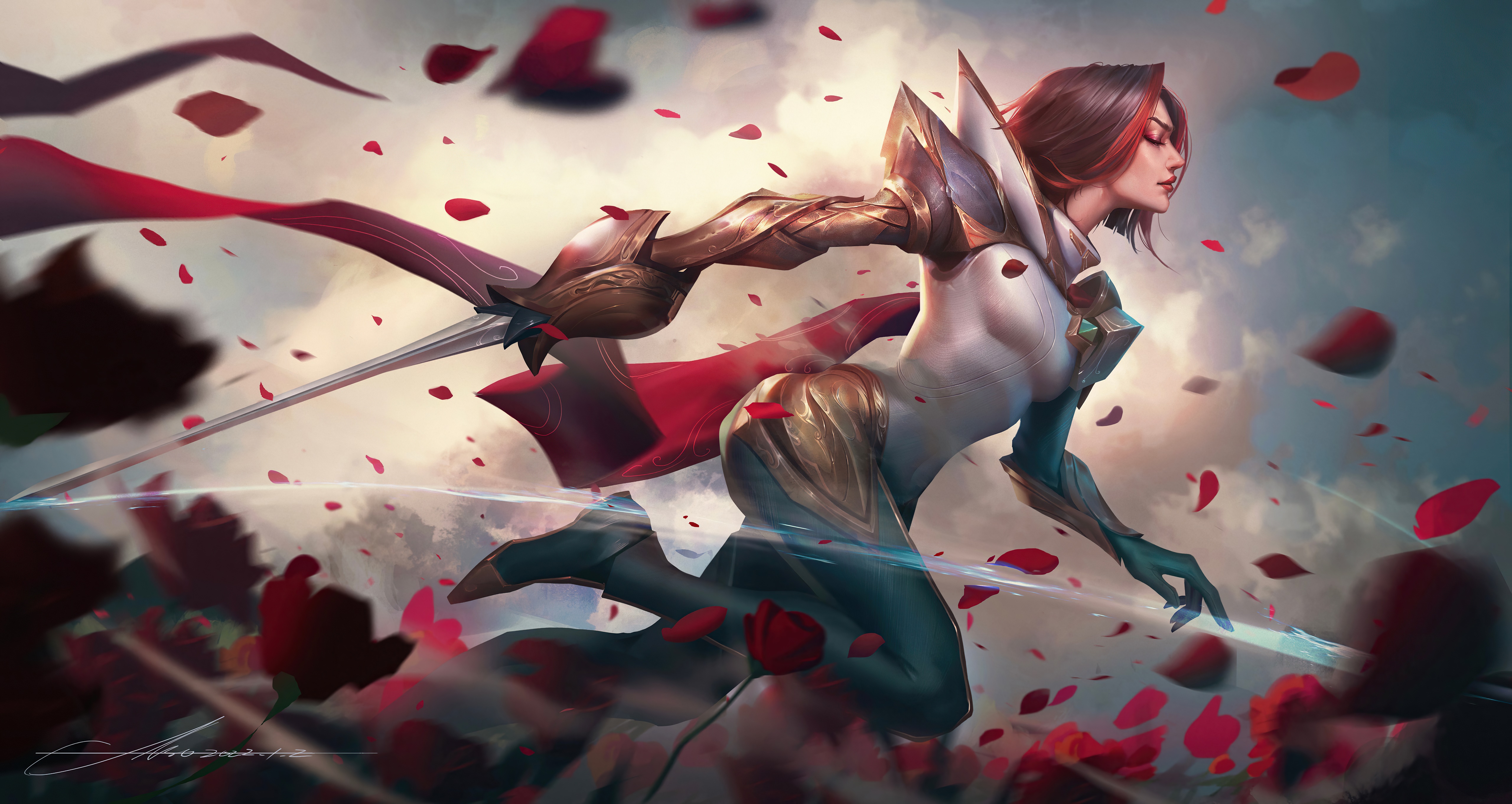 Fiora from League of Legends HD Wallpaper