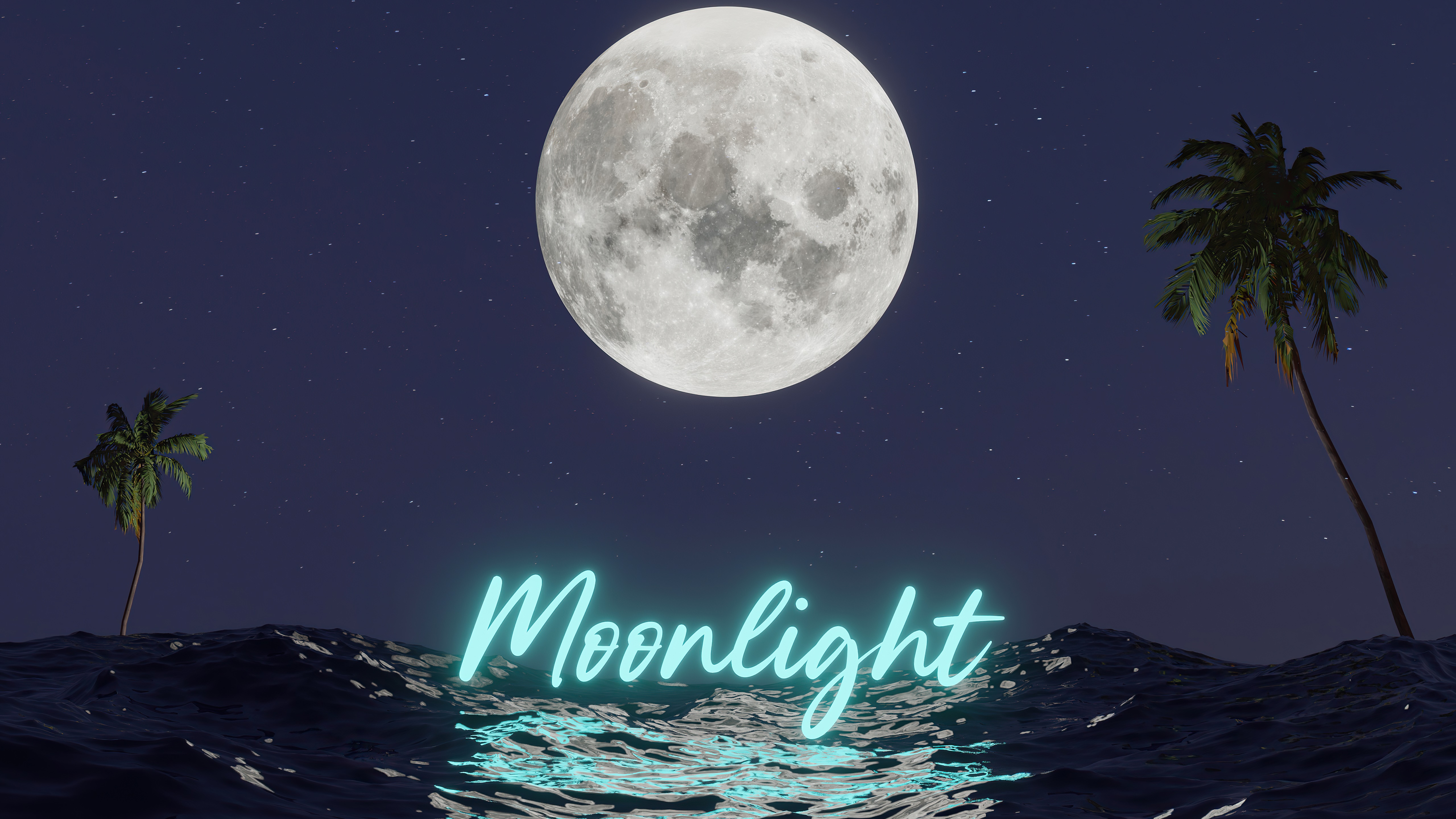 Moonlight Digital Art 4K HD Wallpaper