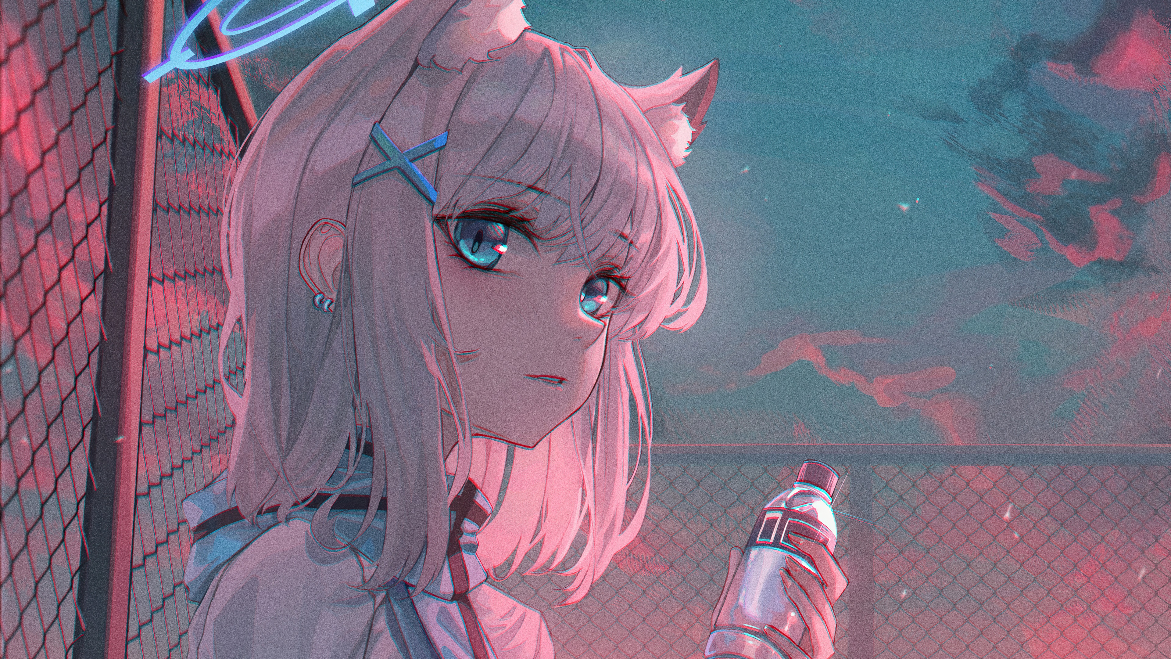 Shiroko Sunaookami from Blue Archive 4K HD Wallpaper