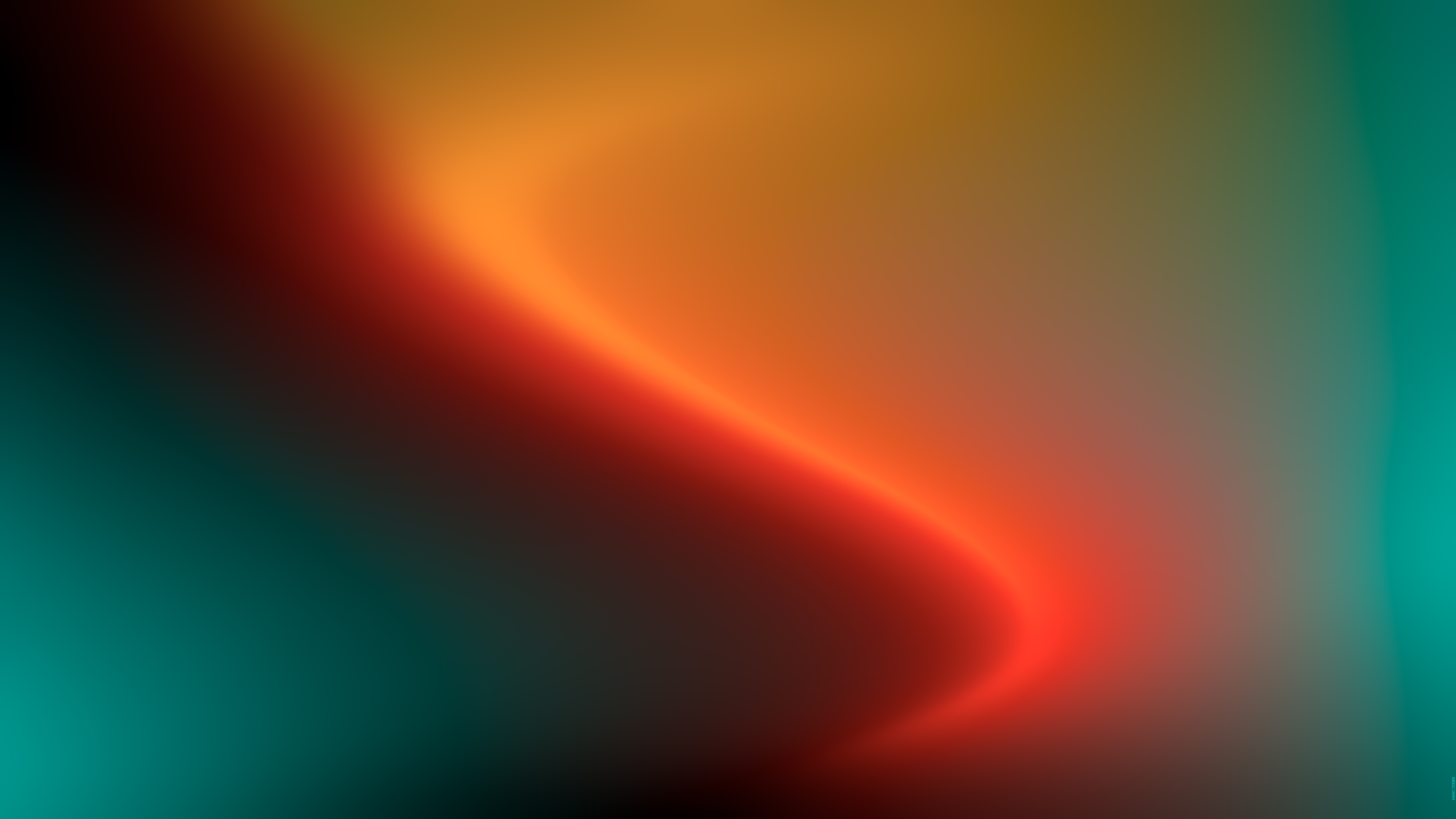 Abstract gradient with red and teal colors HD Wallpaper
