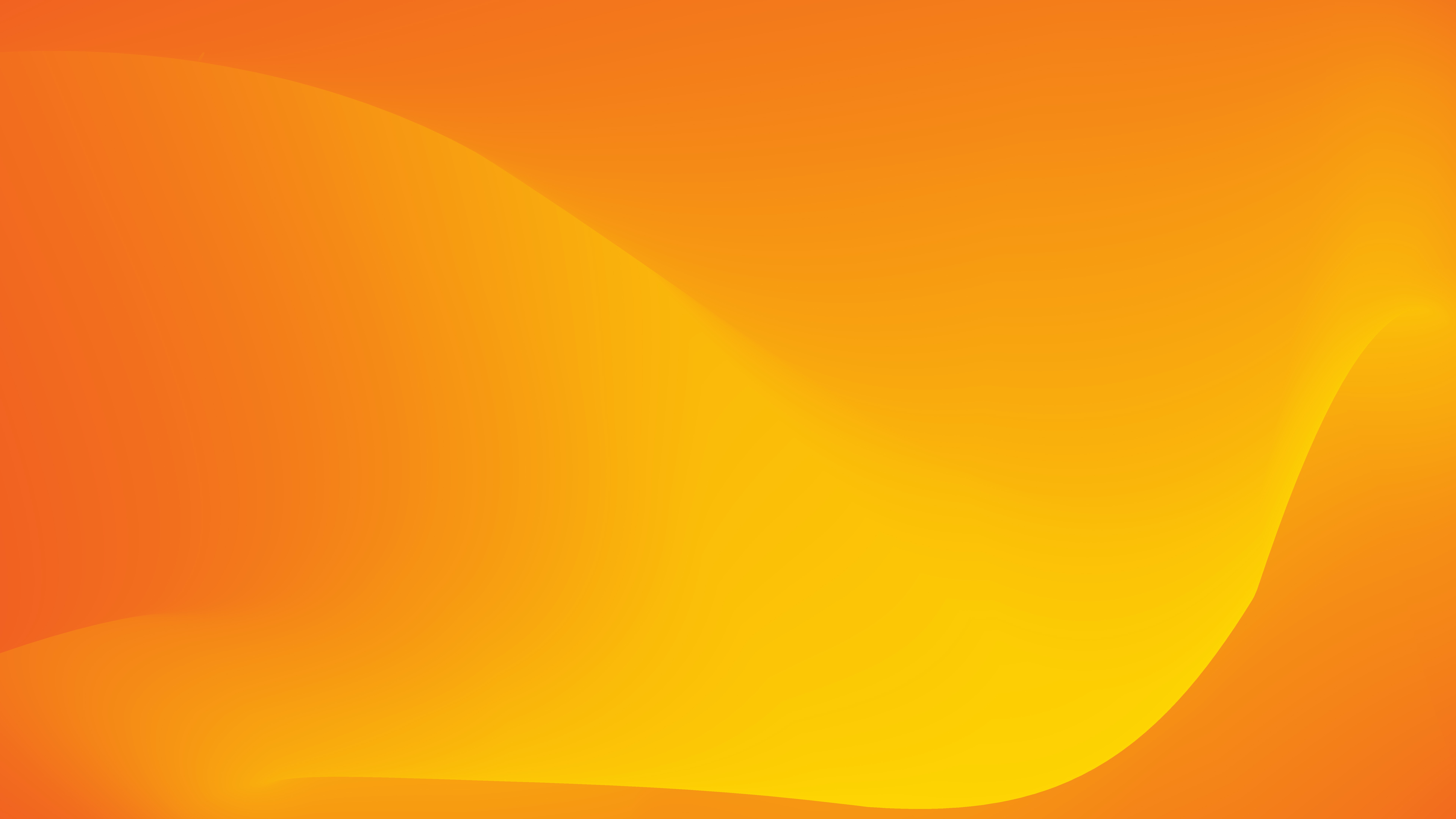 Abstract orange and yellow gradient waves HD Wallpaper