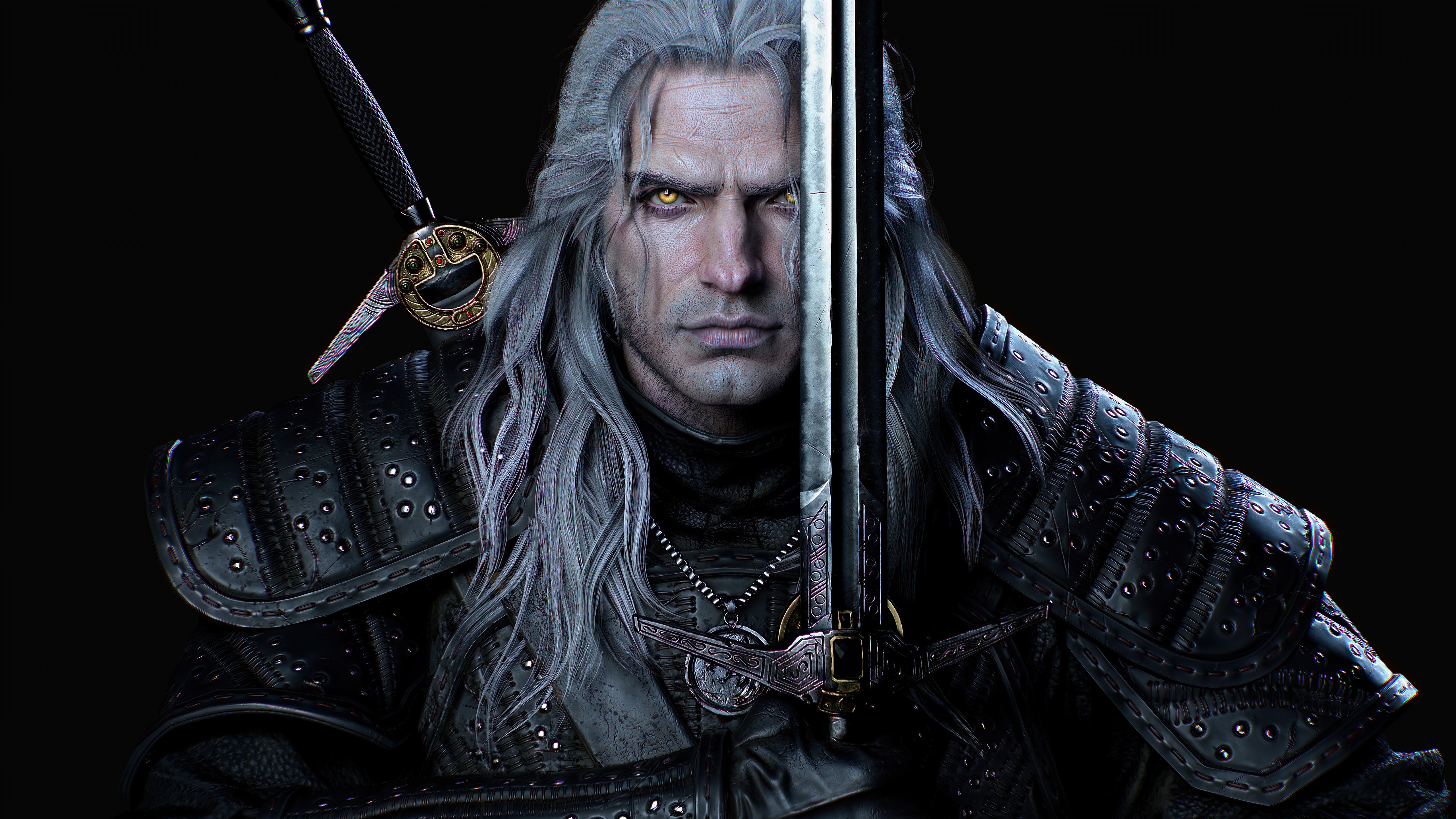 Geralt of Rivia from The Witcher 4K HD Wallpaper
