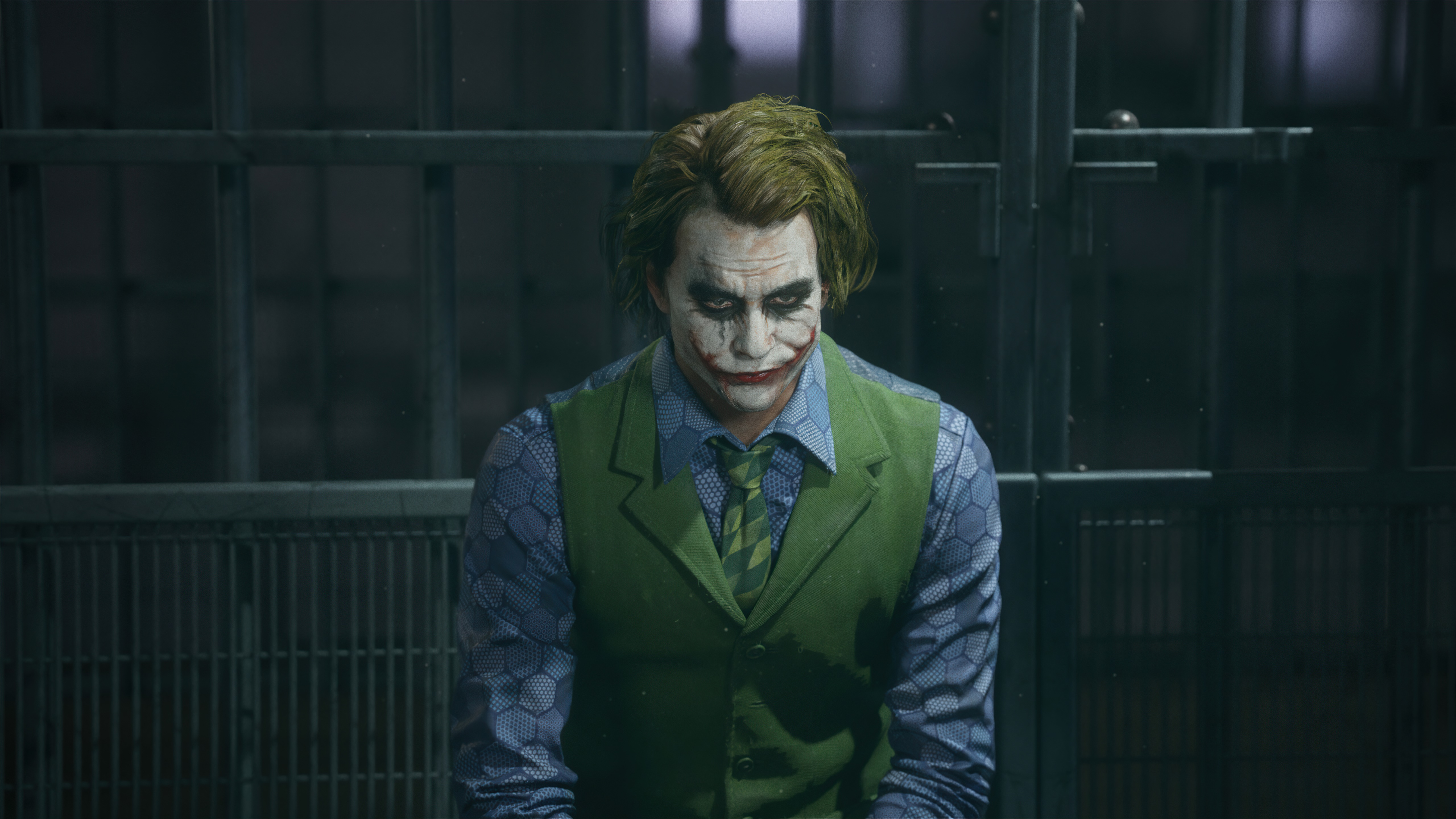 The Joker from Batman 4K HD Wallpaper